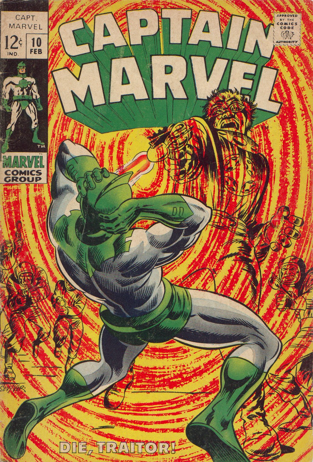 Read online Captain Marvel (1968) comic -  Issue #10 - 1