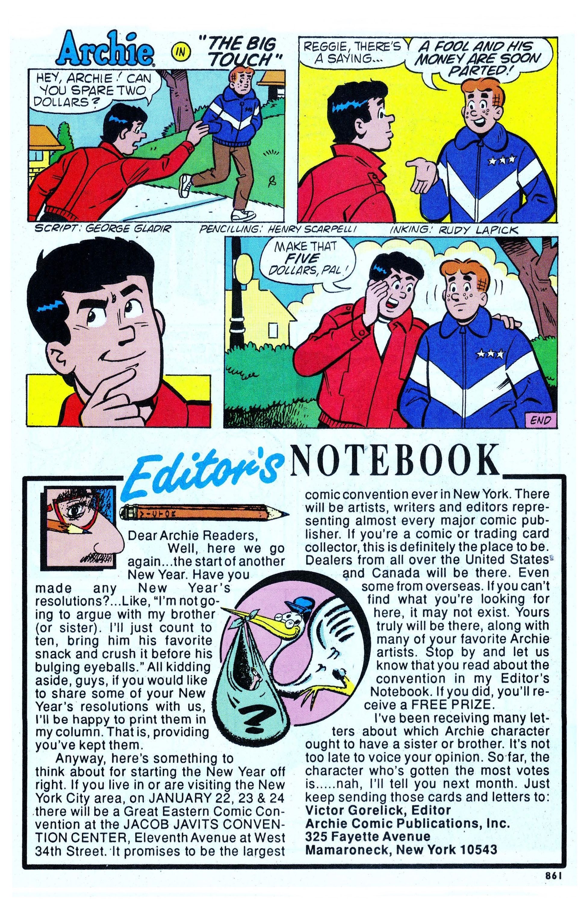 Read online Archie (1960) comic -  Issue #409 - 18