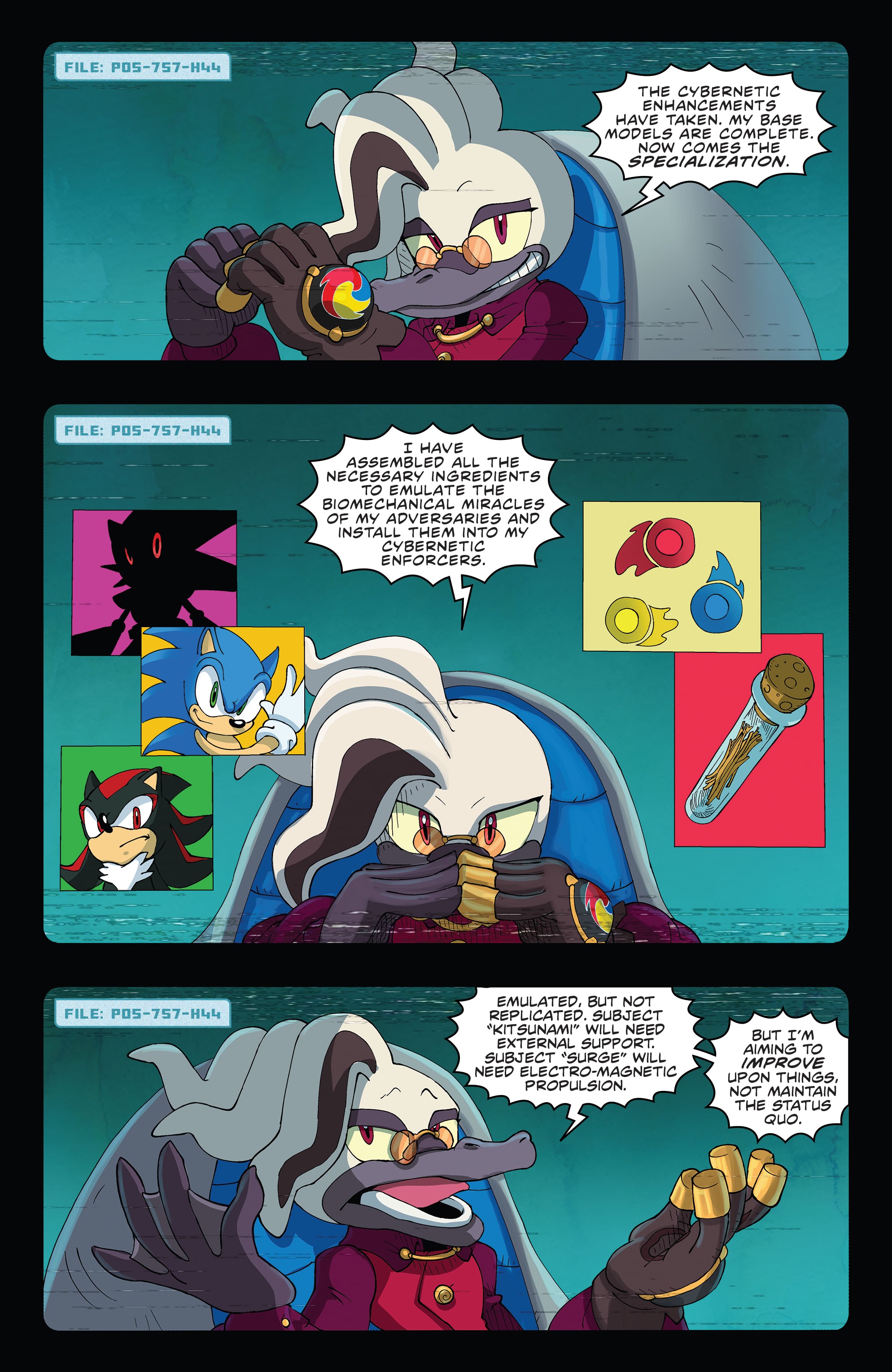 Read online Sonic the Hedgehog: Imposter Syndrome comic -  Issue #3 - 8
