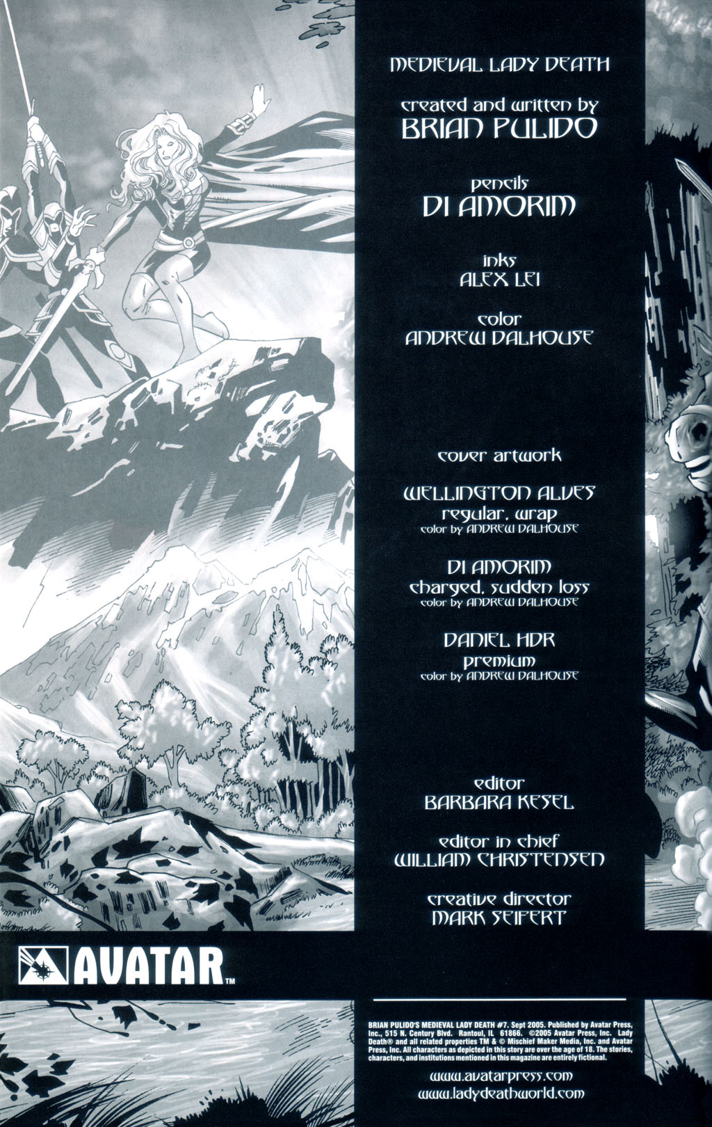 Read online Brian Pulido's Medieval Lady Death comic -  Issue #7 - 3