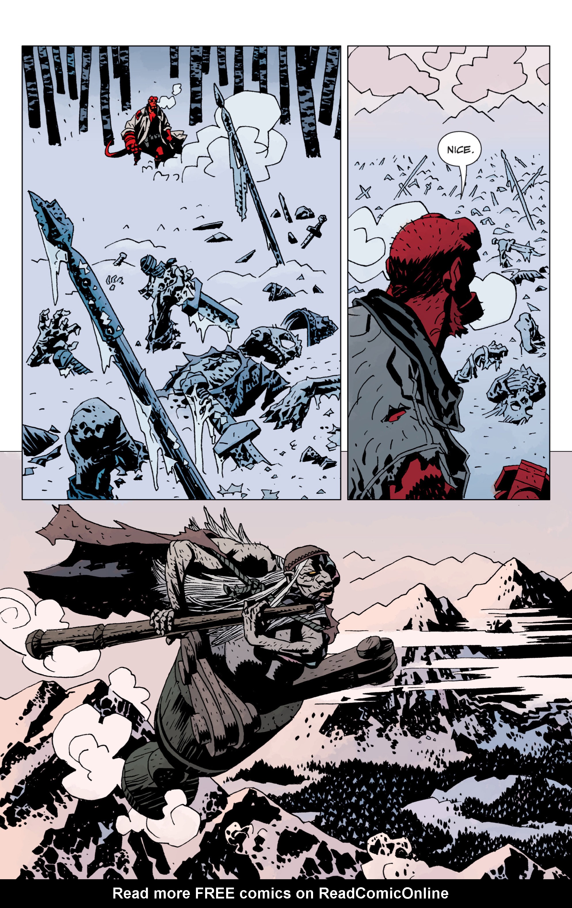 Read online Hellboy comic -  Issue #8 - 76