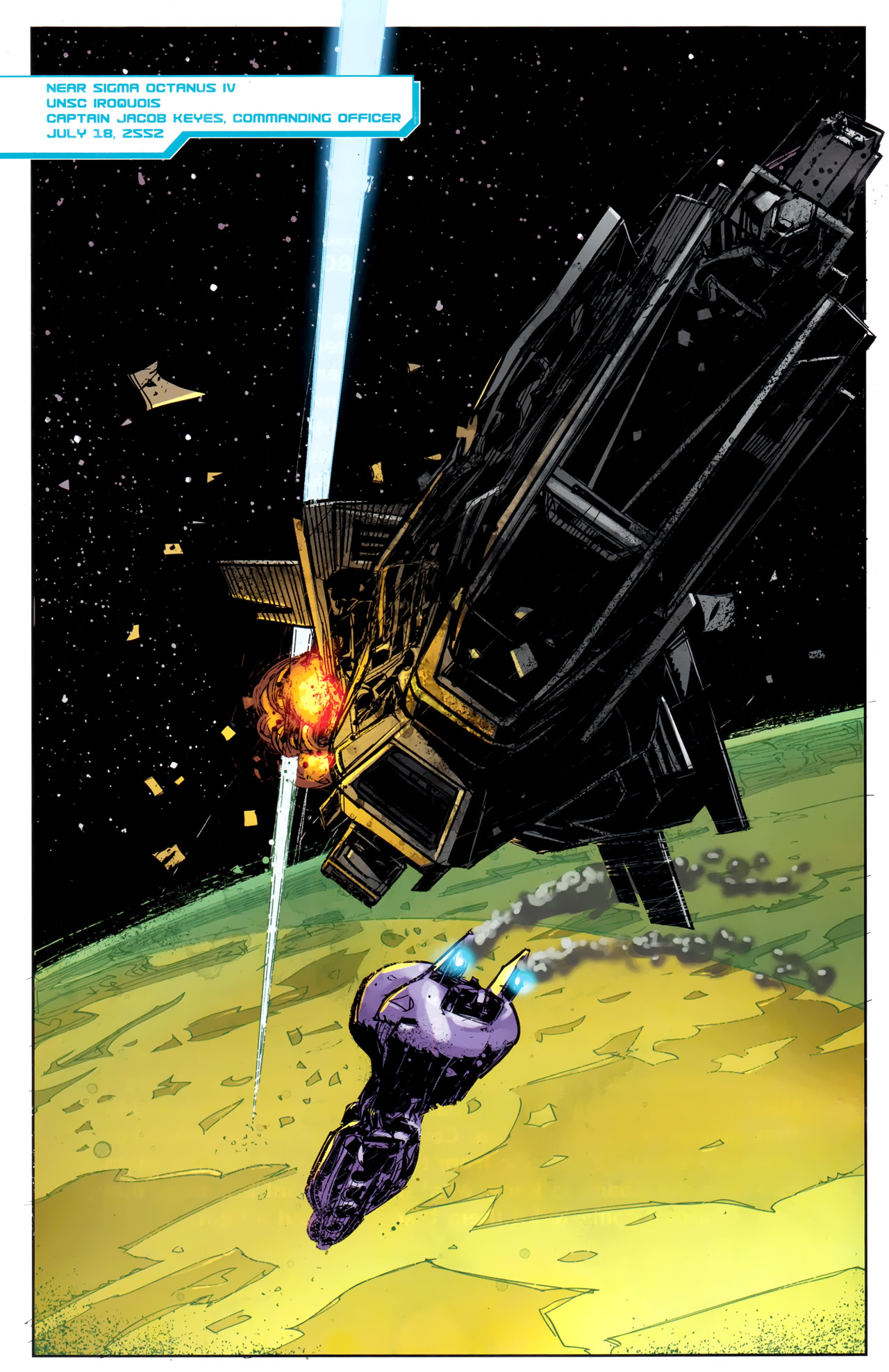 Read online Halo: Fall Of Reach - Covenant comic -  Issue #4 - 3