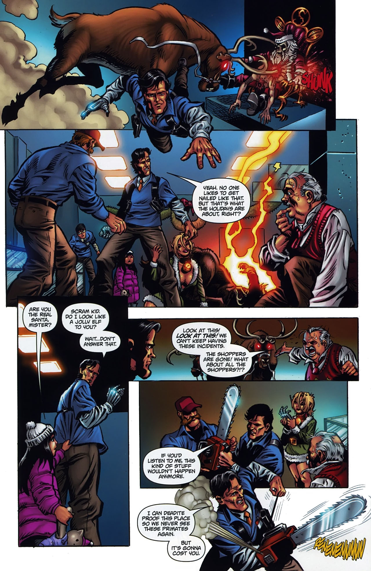 Read online Army of Darkness: Ash's Christmas Horror comic -  Issue #Army of Darkness: Ash's Christmas Horror Full - 15