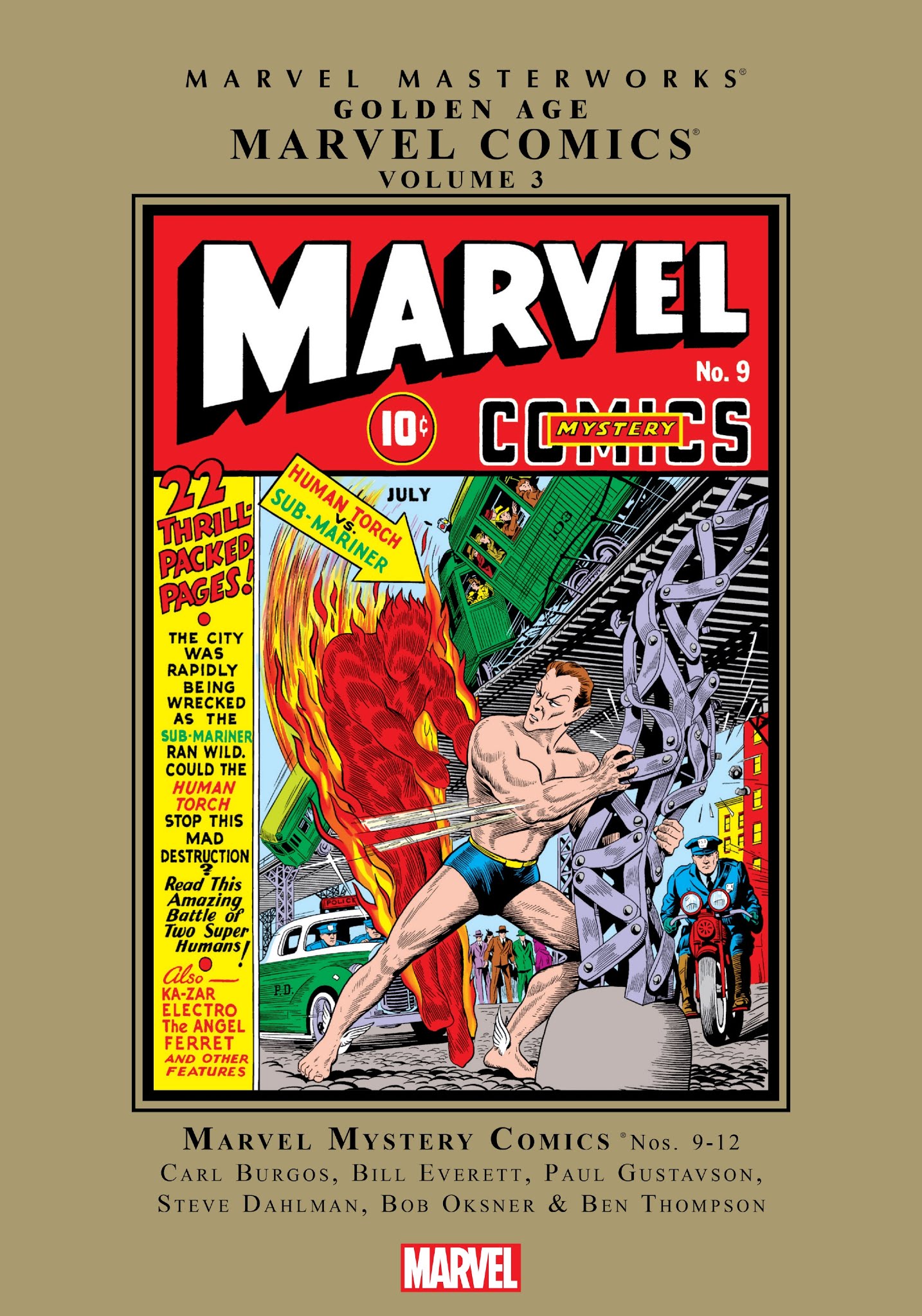 Read online Marvel Masterworks: Golden Age Marvel Comics comic -  Issue # TPB 3 (Part 1) - 1