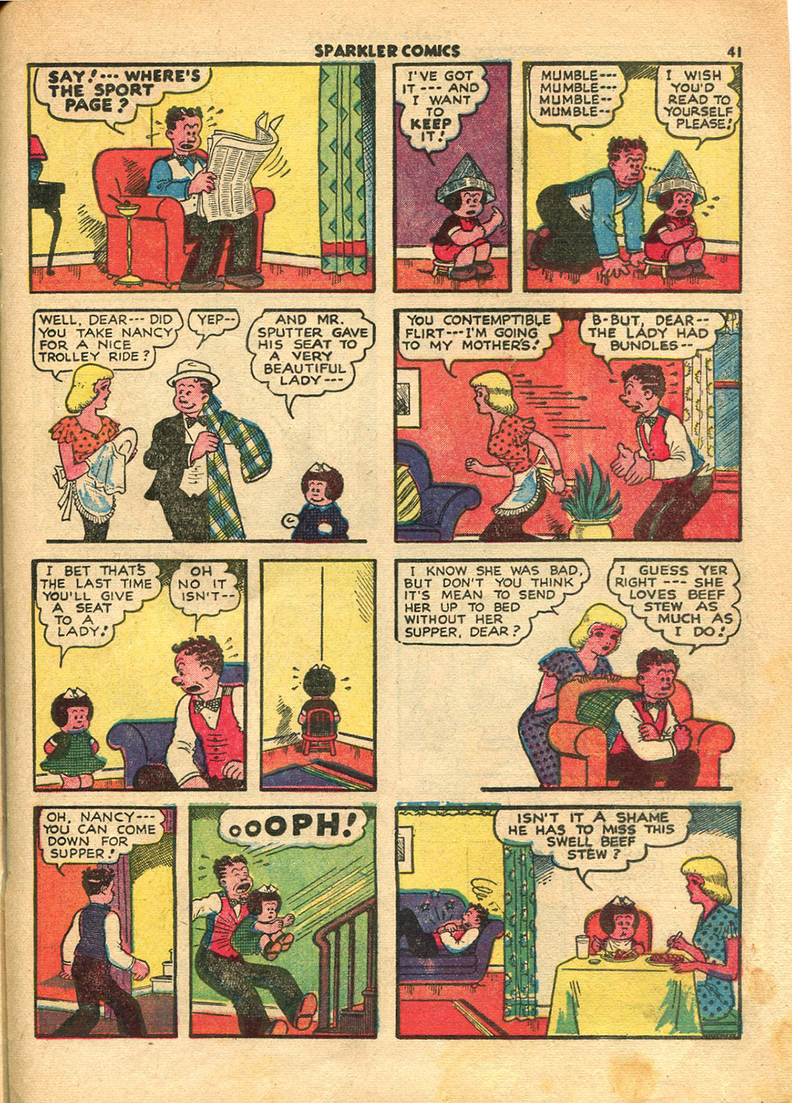 Read online Sparkler Comics comic -  Issue #10 - 43