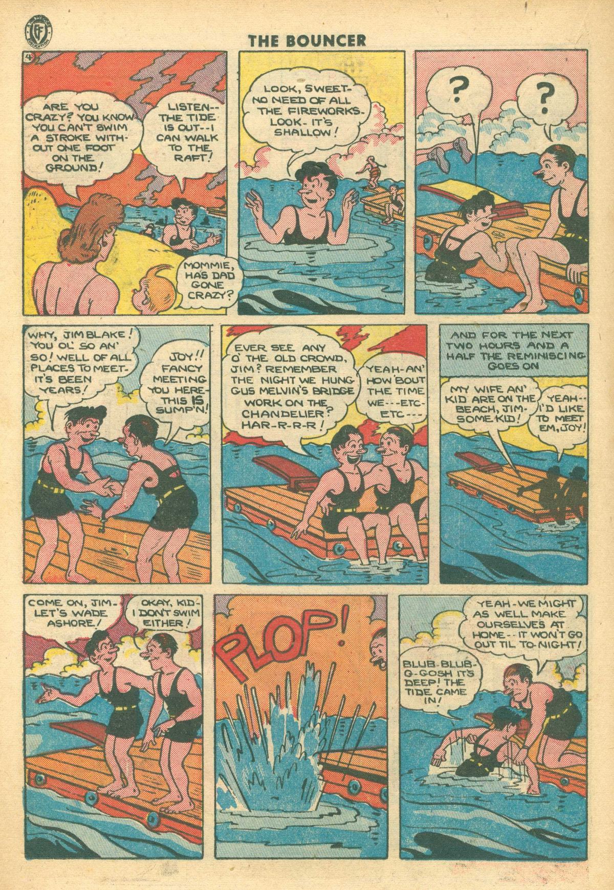 Read online The Bouncer (1944) comic -  Issue #12 - 22