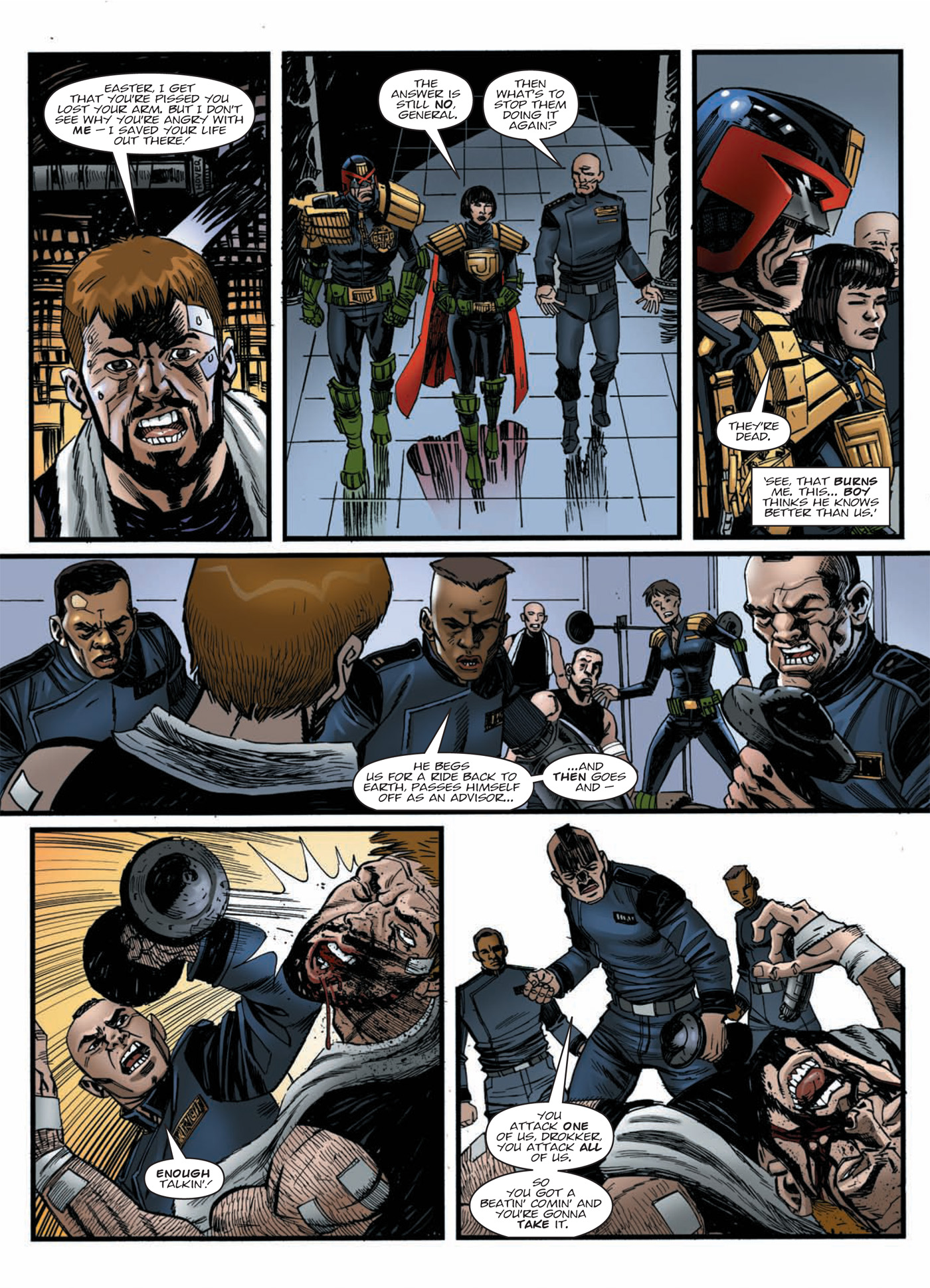 Read online Judge Dredd: Day of Chaos: Fallout comic -  Issue # TPB (Part 1) - 57