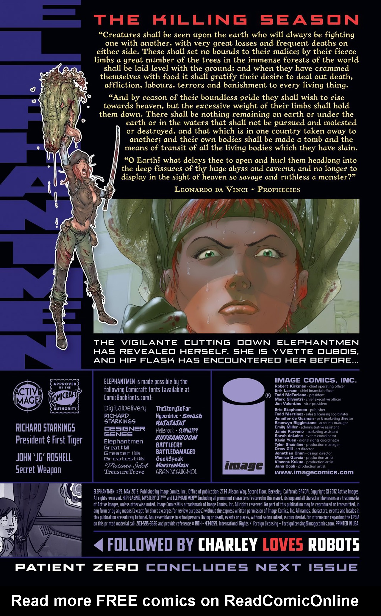 Read online Elephantmen comic -  Issue #39 - 2