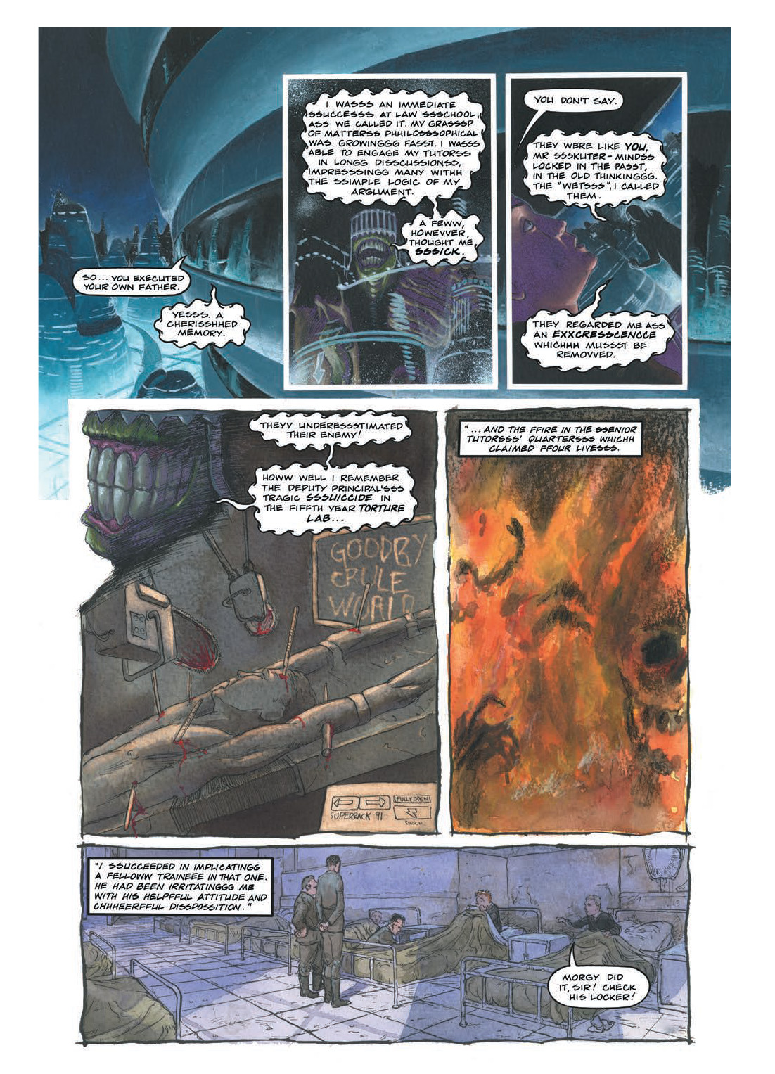 Read online Judge Death comic -  Issue # TPB Young Death - Boyhood of a Superfiend - 41