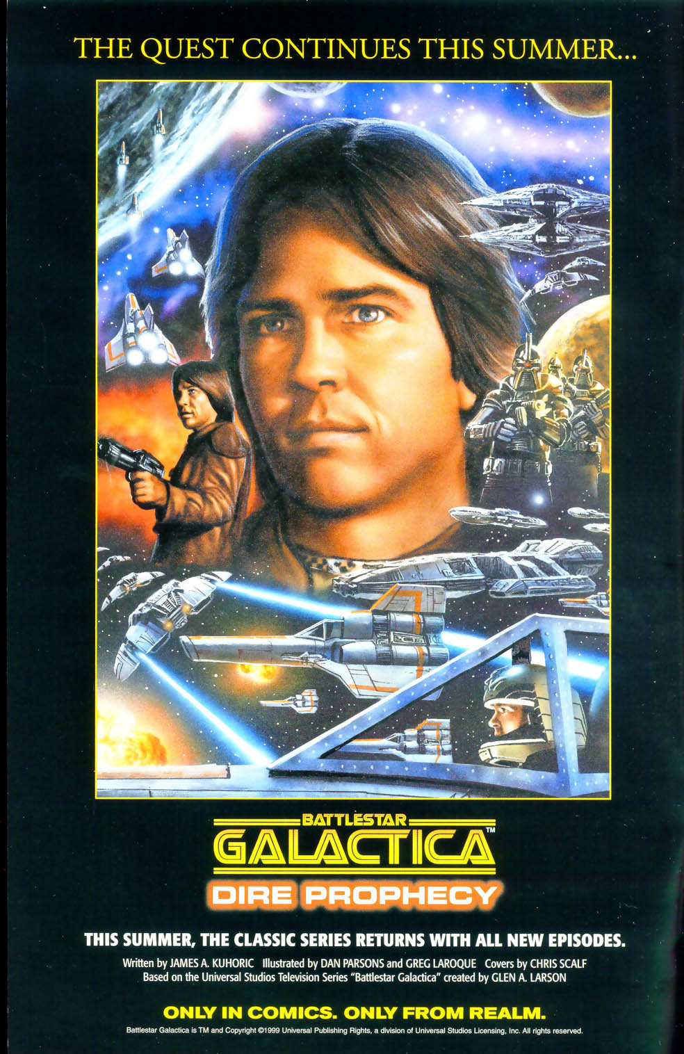 Read online Battlestar Galactica (1999) comic -  Issue #1 - 2
