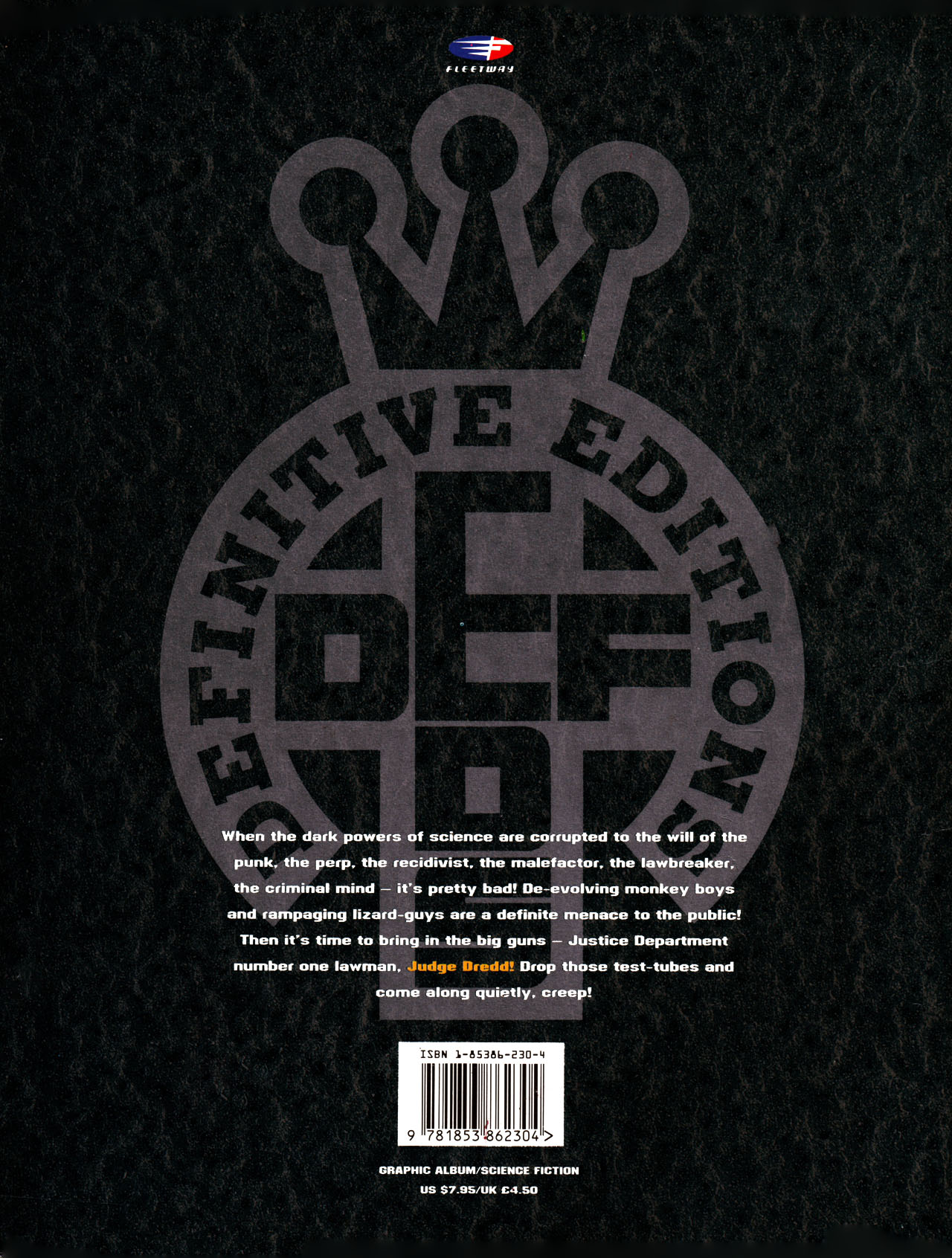 Read online Judge Dredd Definitive Editions comic -  Issue # TPB Bad Science - 2