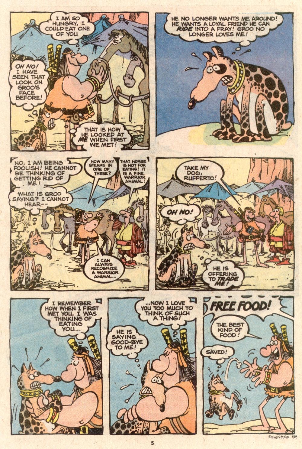 Read online Sergio Aragonés Groo the Wanderer comic -  Issue #62 - 5