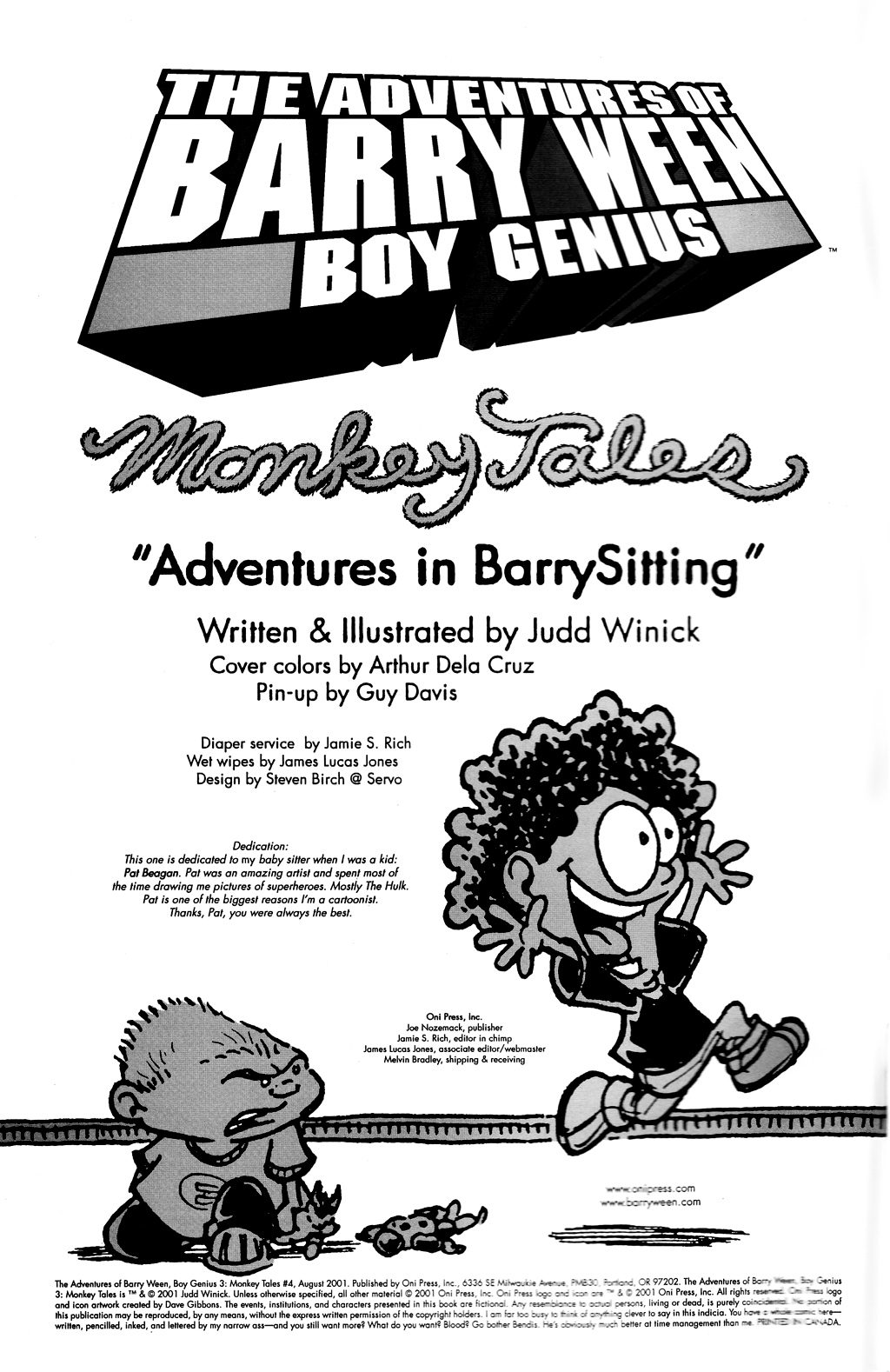 Read online The Adventures of Barry Ween, Boy Genius 3: Monkey Tales comic -  Issue #4 - 2