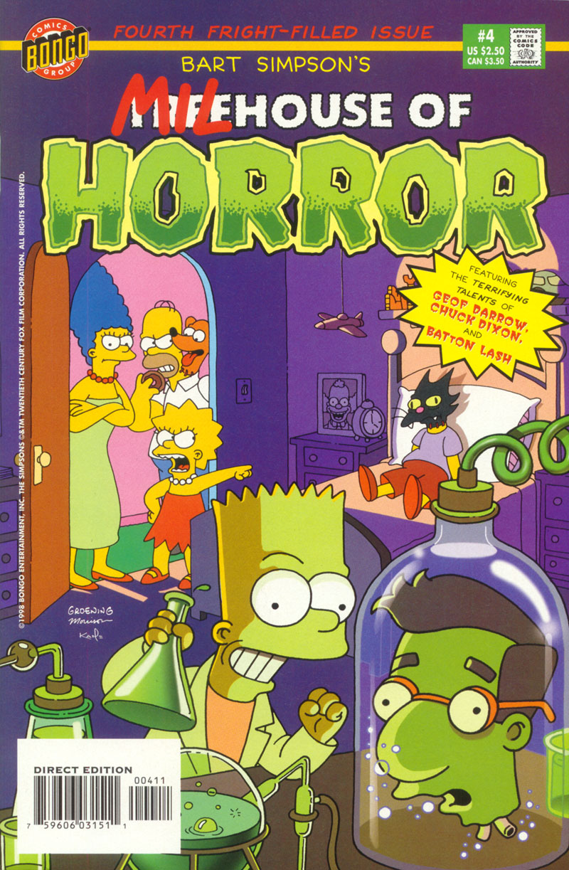 Read online Treehouse of Horror comic -  Issue #4 - 1