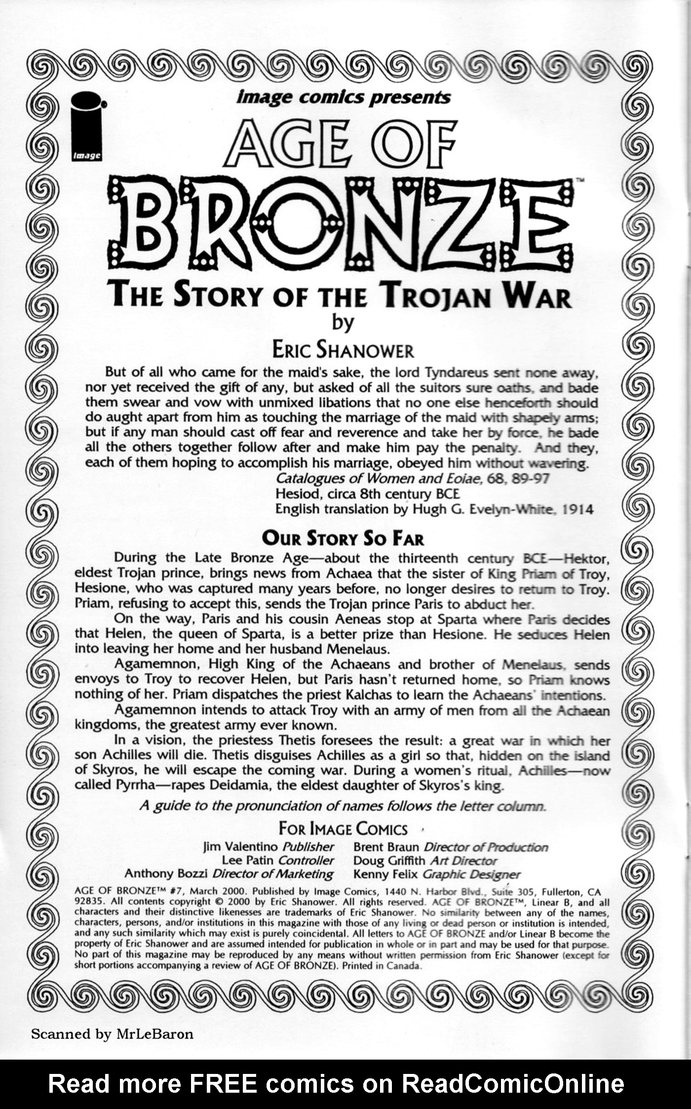 Read online Age of Bronze comic -  Issue #7 - 2