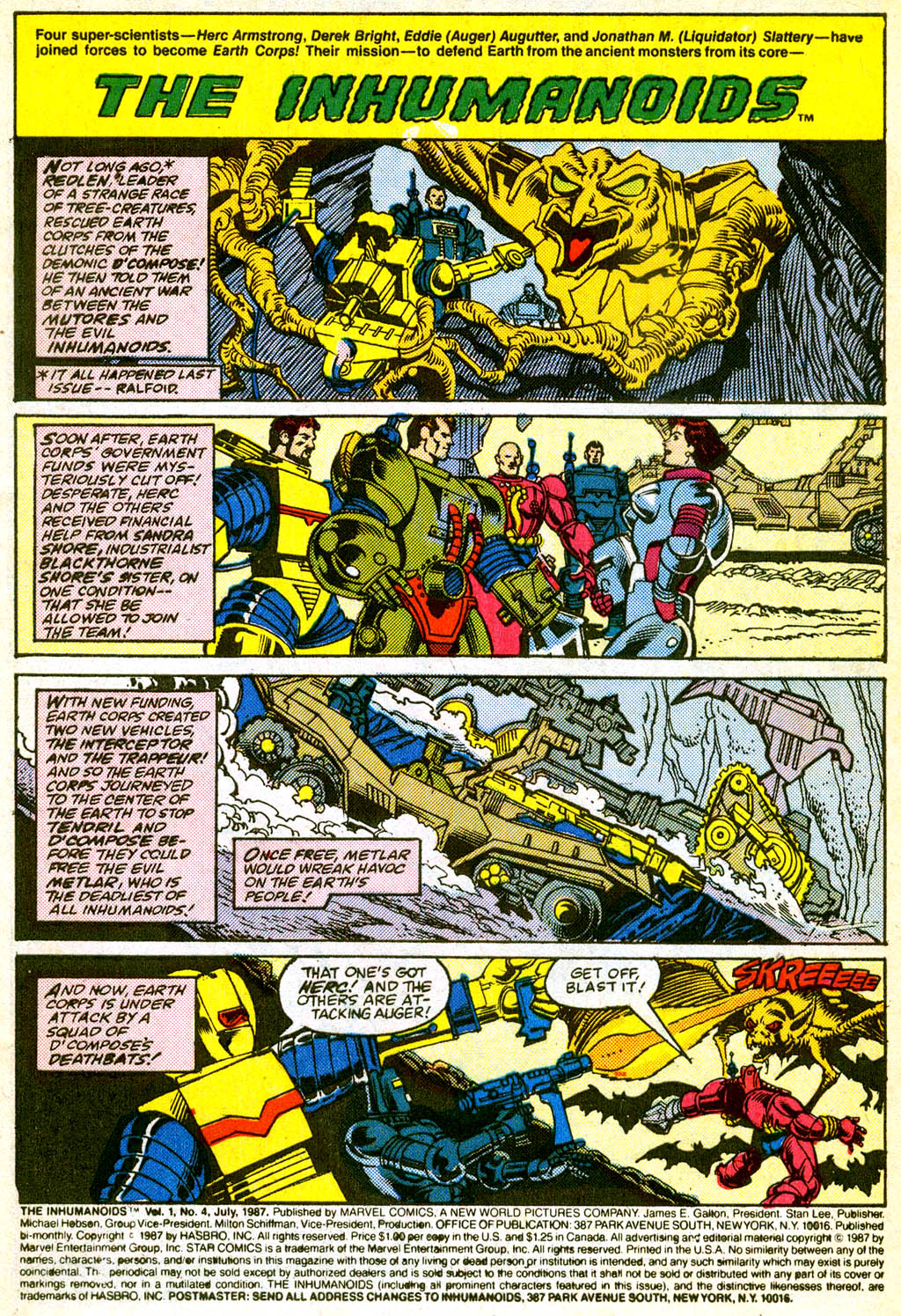 Read online The Inhumanoids comic -  Issue #4 - 2