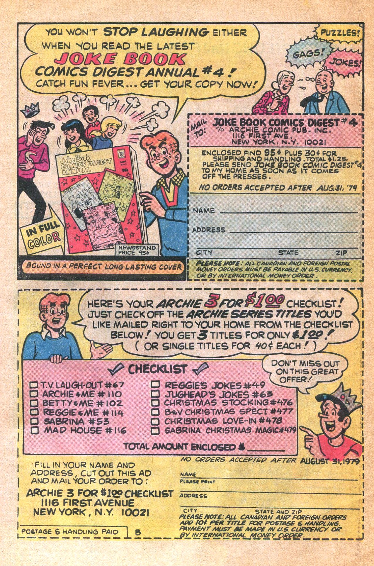 Read online Archie's Joke Book Magazine comic -  Issue #256 - 27