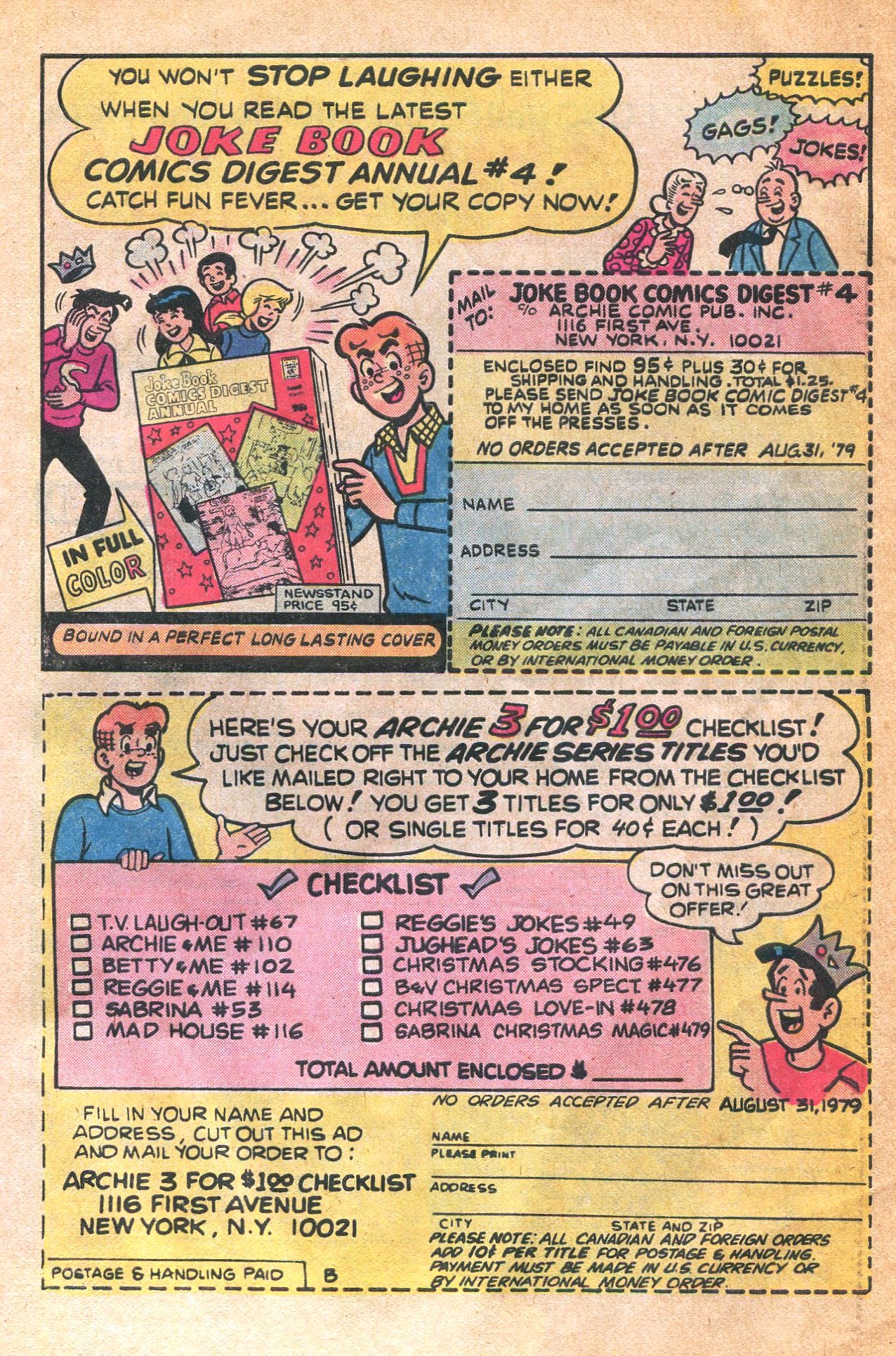 Read online Archie's Joke Book Magazine comic -  Issue #256 - 27