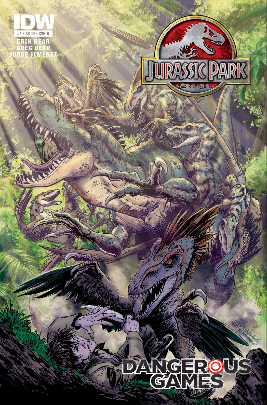 Read online Jurassic Park: Dangerous Games comic -  Issue #1 - 2