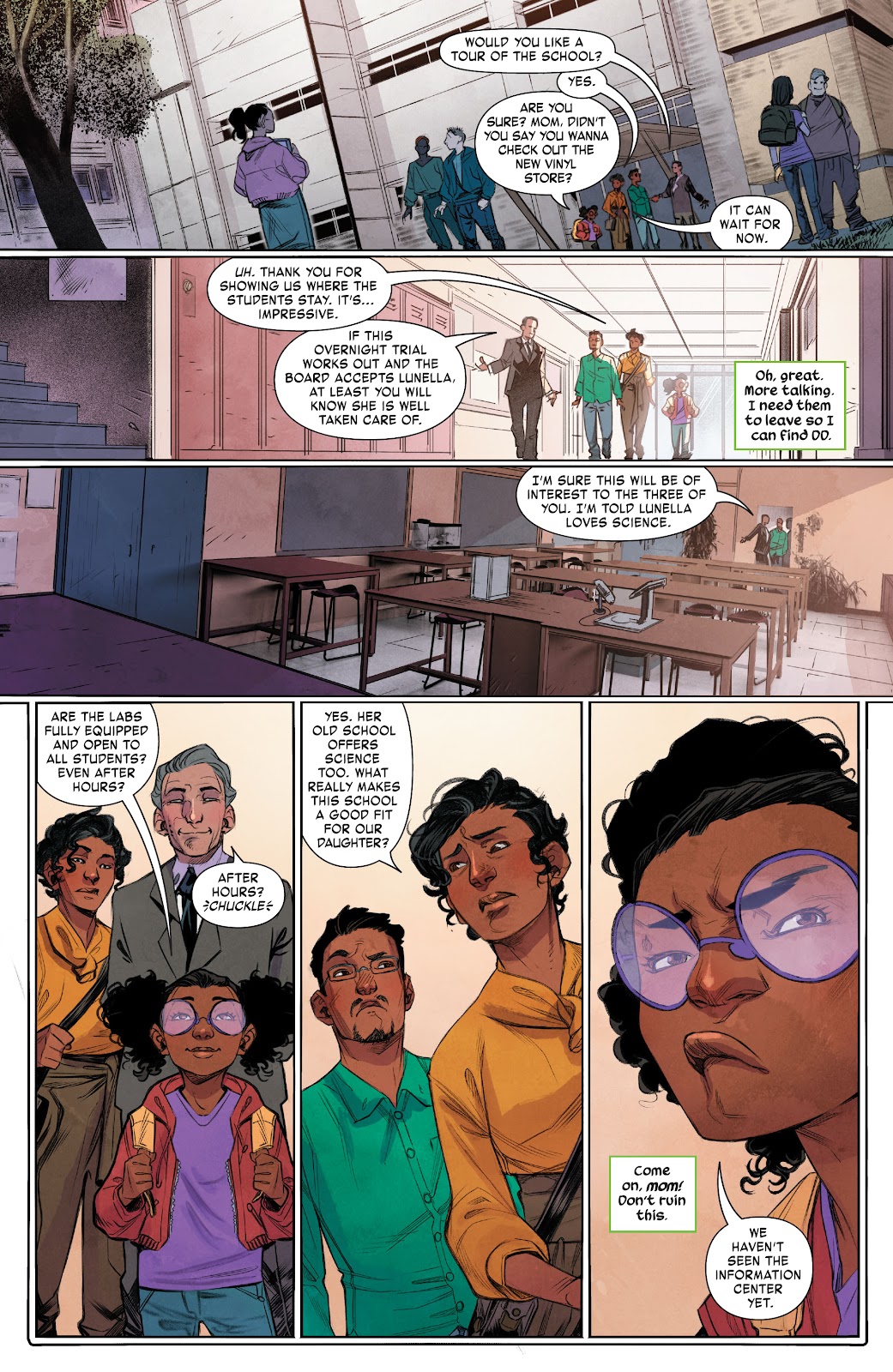 Miles Morales & Moon Girl issue 1 - Page 12