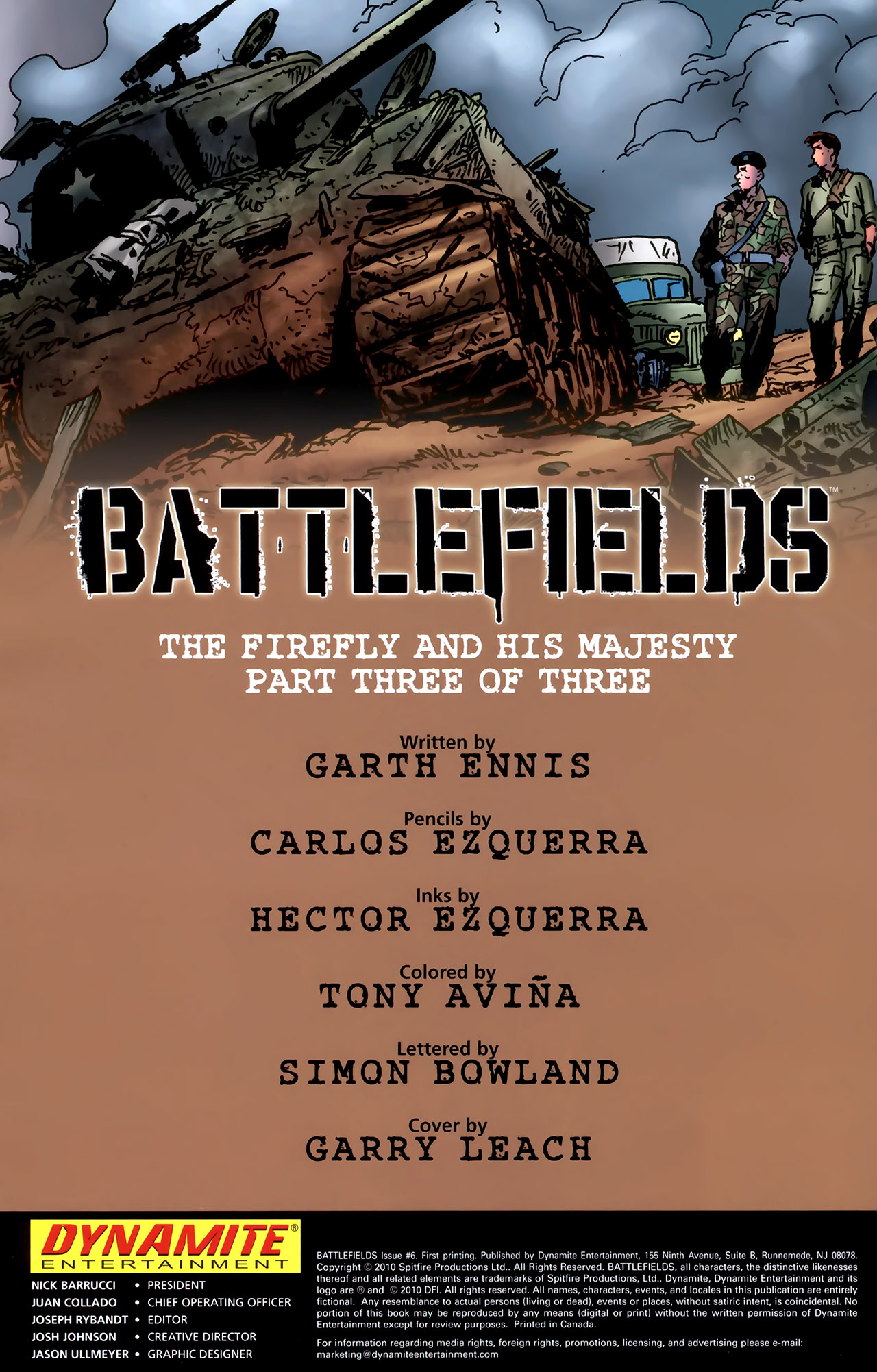 Read online Battlefields (2010) comic -  Issue #6 - 2