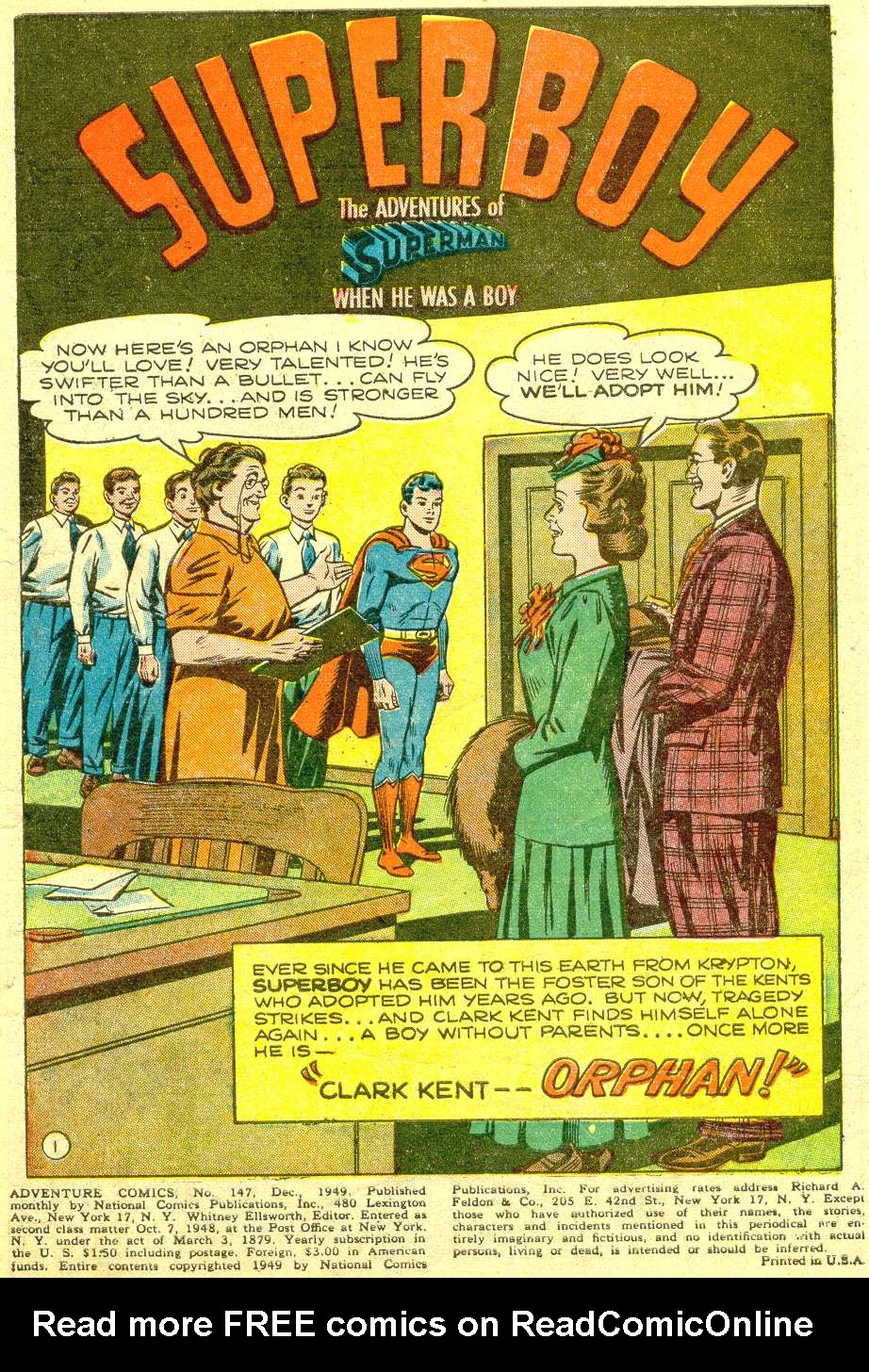 Read online Adventure Comics (1938) comic -  Issue #147 - 2