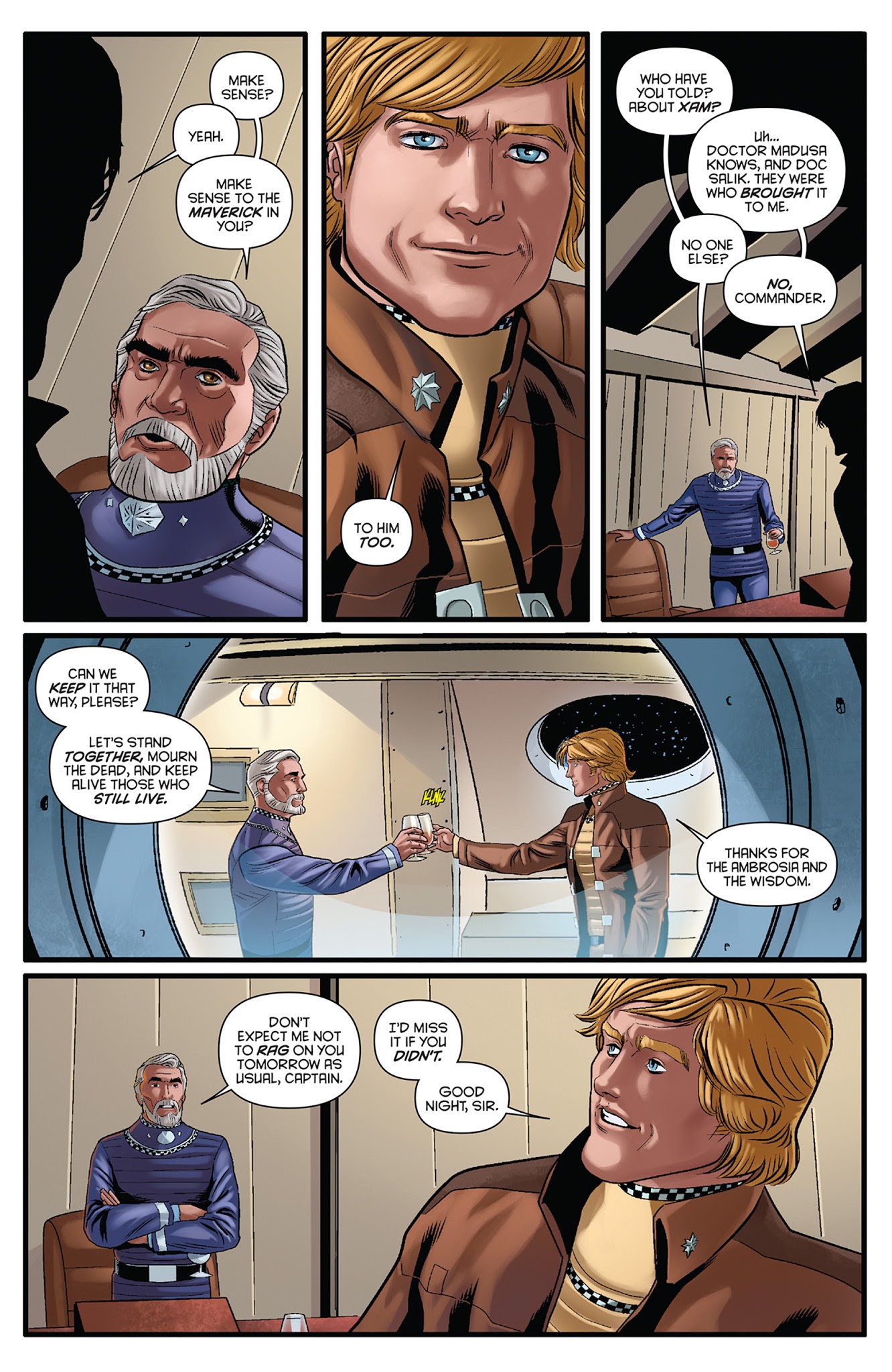 Read online Classic Battlestar Galactica: The Death of Apollo comic -  Issue #3 - 7