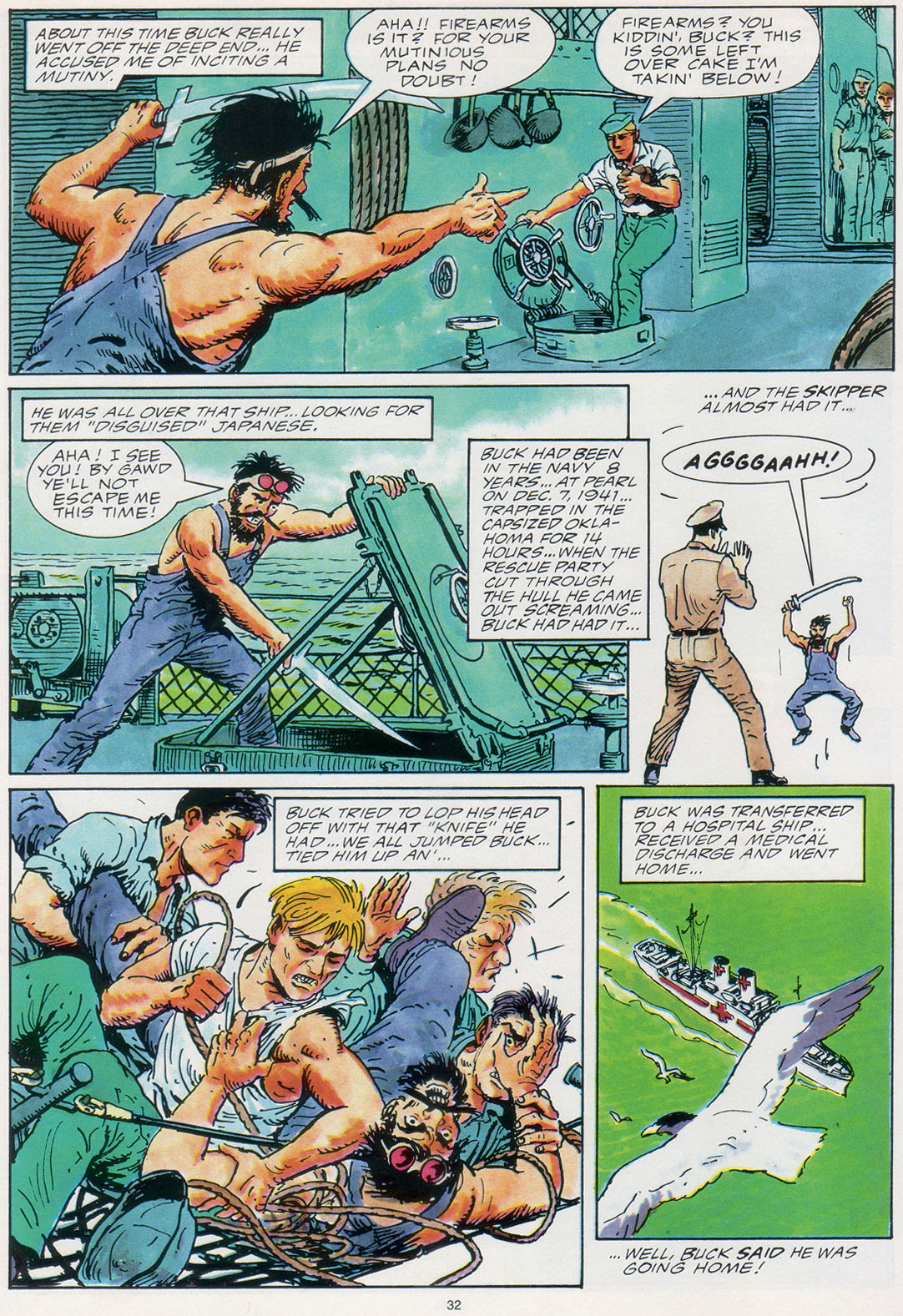 Read online Marvel Graphic Novel comic -  Issue #30 - A Sailor's Story - 38