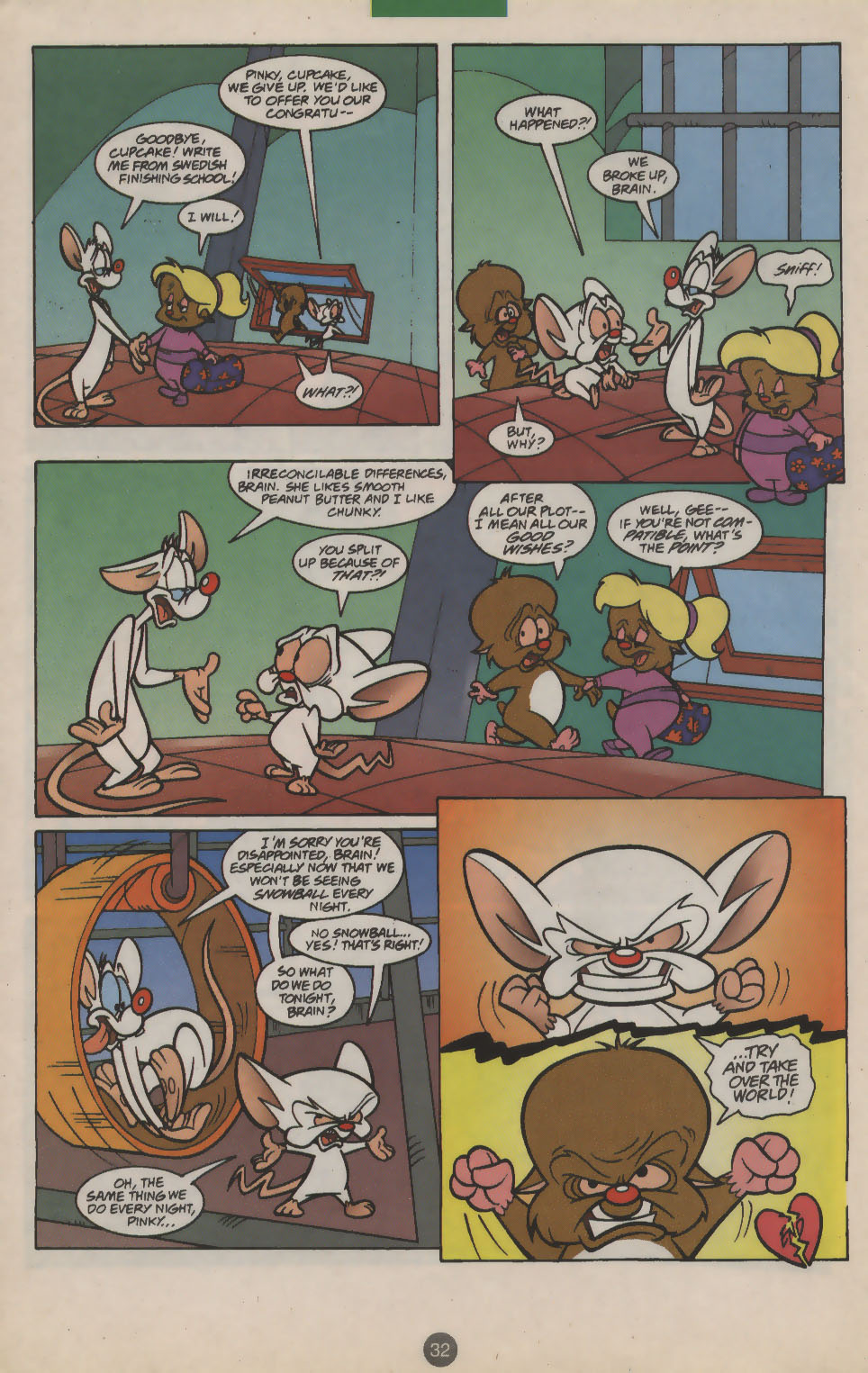 Read online Pinky and The Brain comic -  Issue #24 - 25