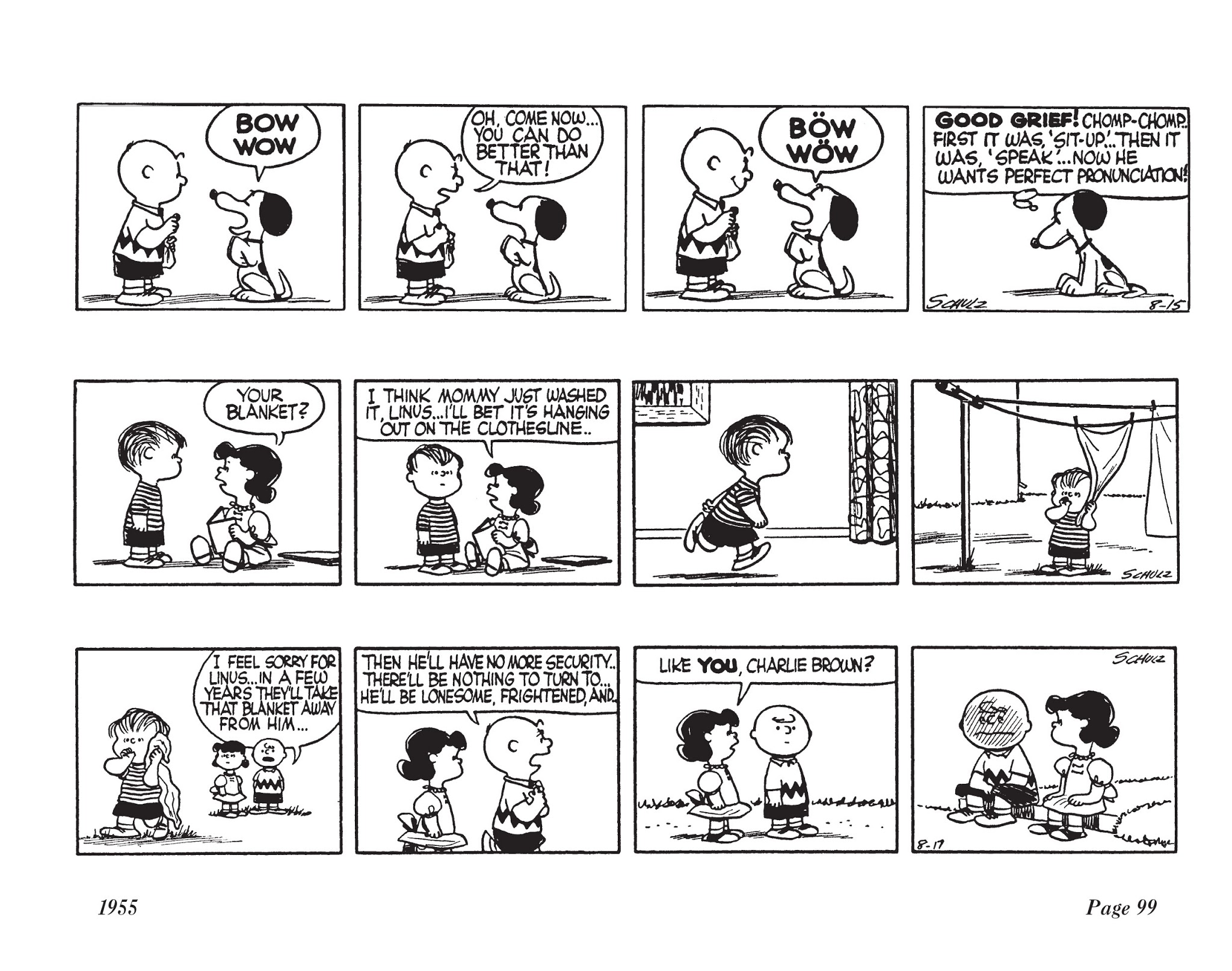 Read online The Complete Peanuts comic -  Issue # TPB 3 - 112