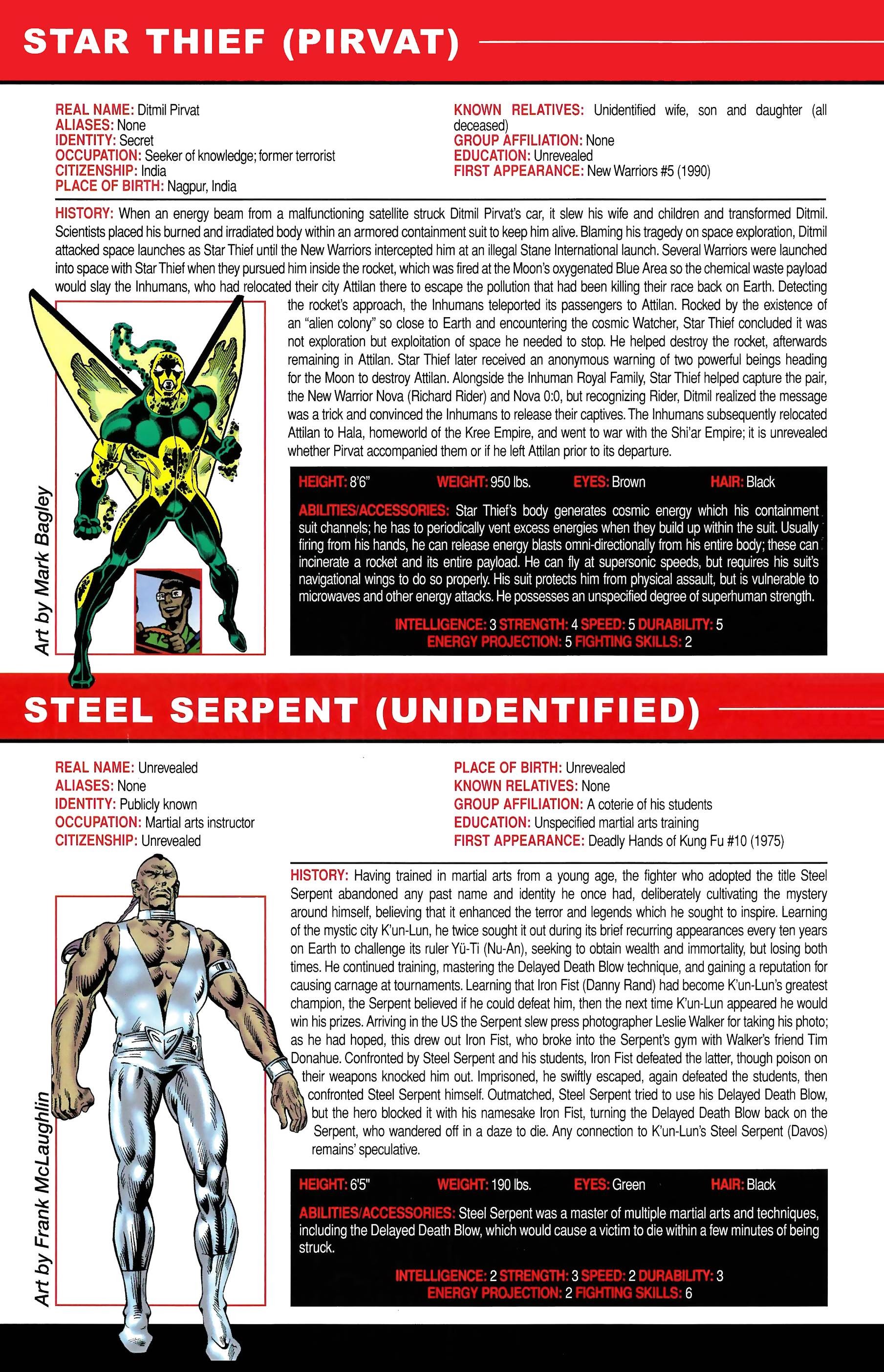 Read online Official Handbook of the Marvel Universe A to Z comic -  Issue # TPB 11 (Part 2) - 108