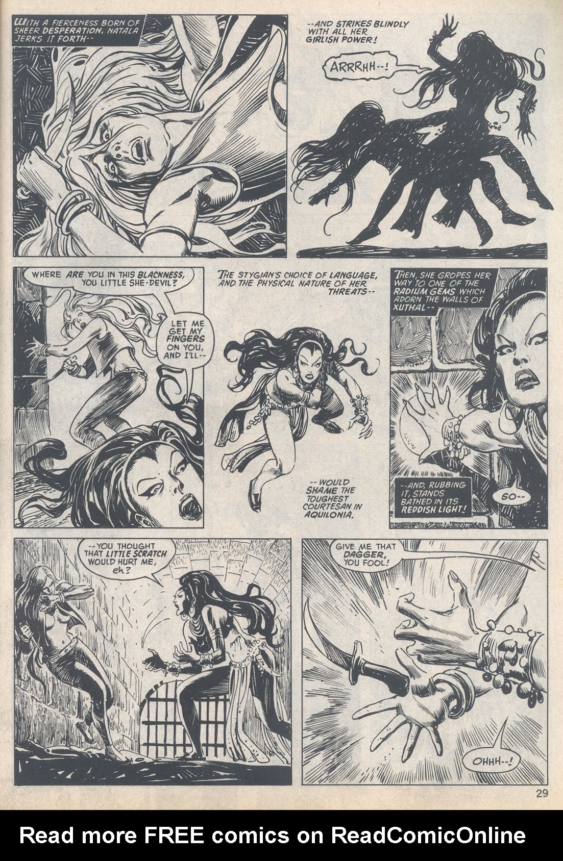 Read online The Savage Sword Of Conan comic -  Issue #20 - 29