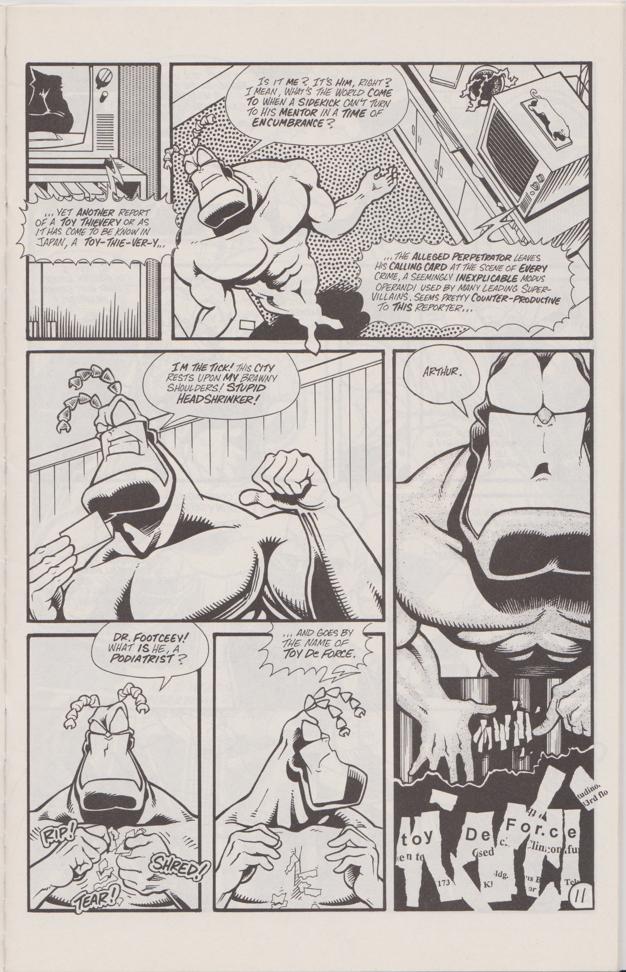 Read online The Tick's Back comic -  Issue # Full - 13