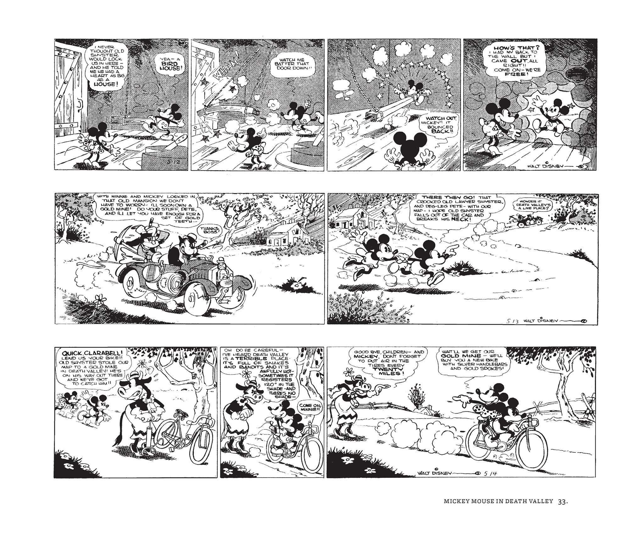 Read online Walt Disney's Mickey Mouse by Floyd Gottfredson comic -  Issue # TPB 1 (Part 1) - 33