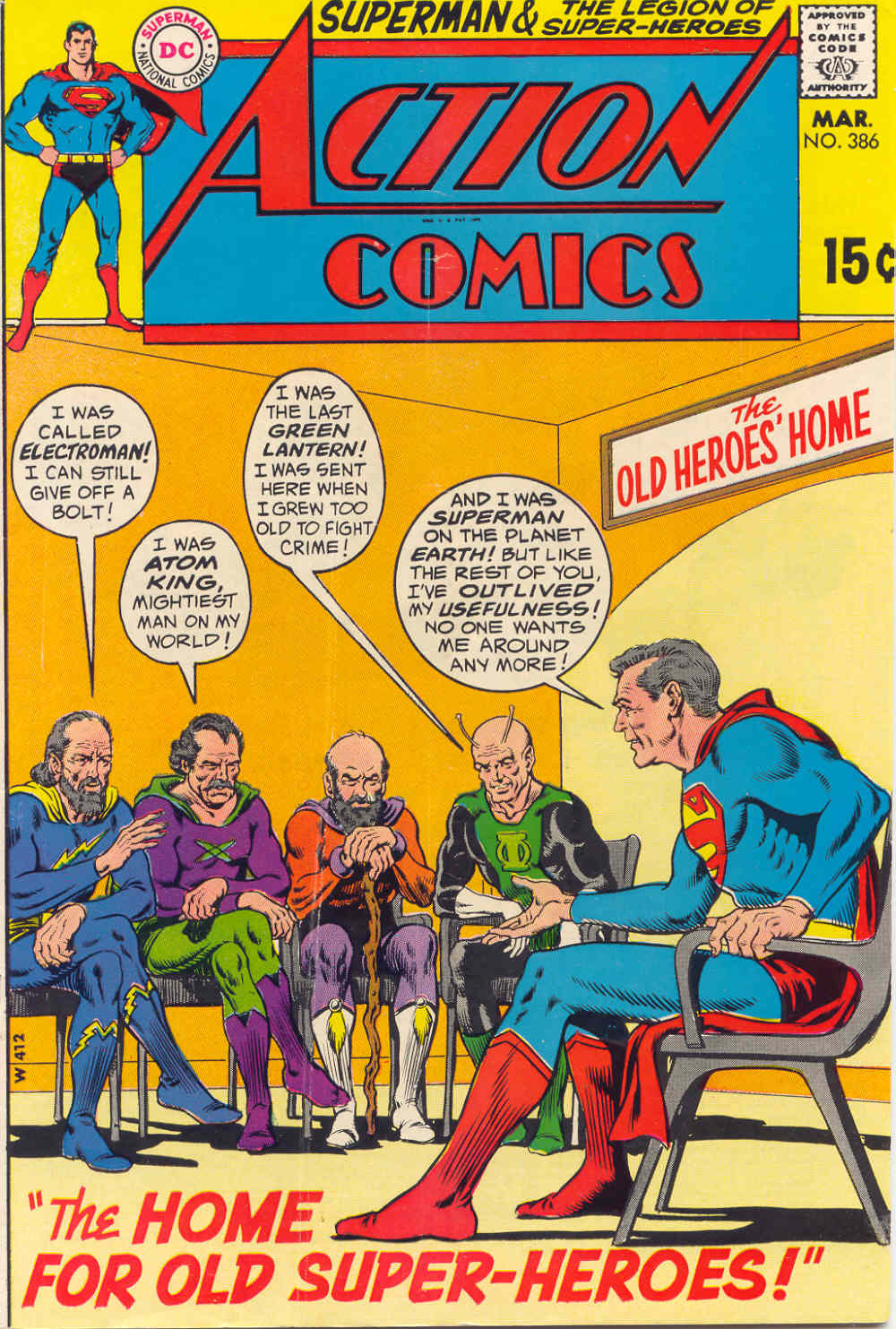 Read online Action Comics (1938) comic -  Issue #386 - 1