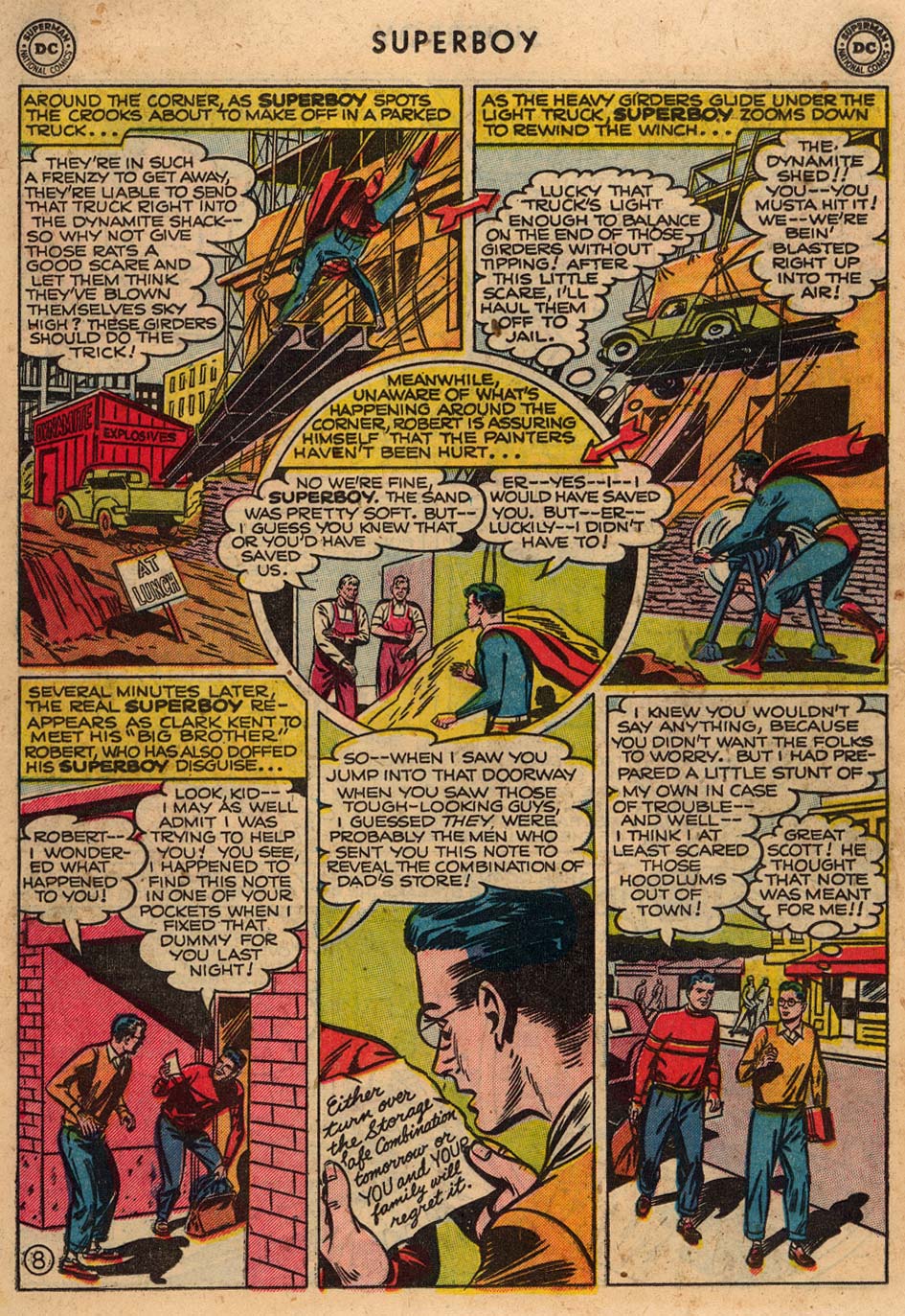 Read online Superboy (1949) comic -  Issue #18 - 19