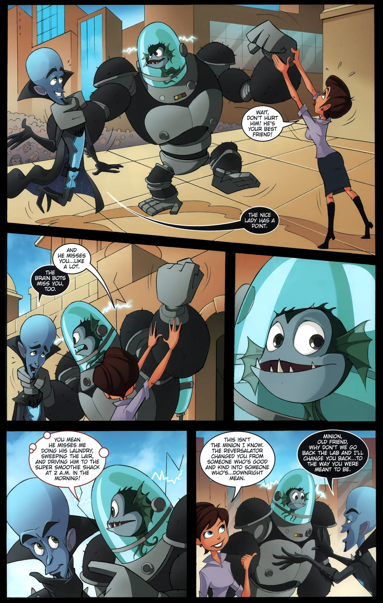 Read online Megamind: Bad. Blue. Brilliant. comic -  Issue #2 - 19