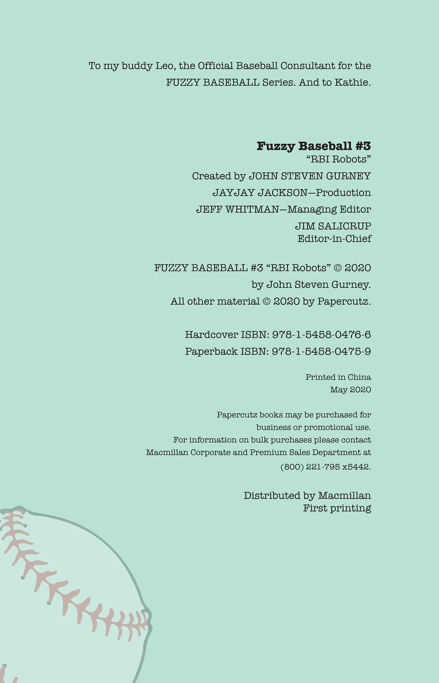 Read online Fuzzy Baseball comic -  Issue #3 - 4