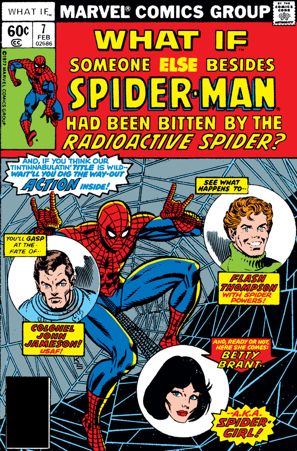 <{ $series->title }} issue 7 - Someone else besides Spider-Man had been bitten by a radioactive spider - Page 1