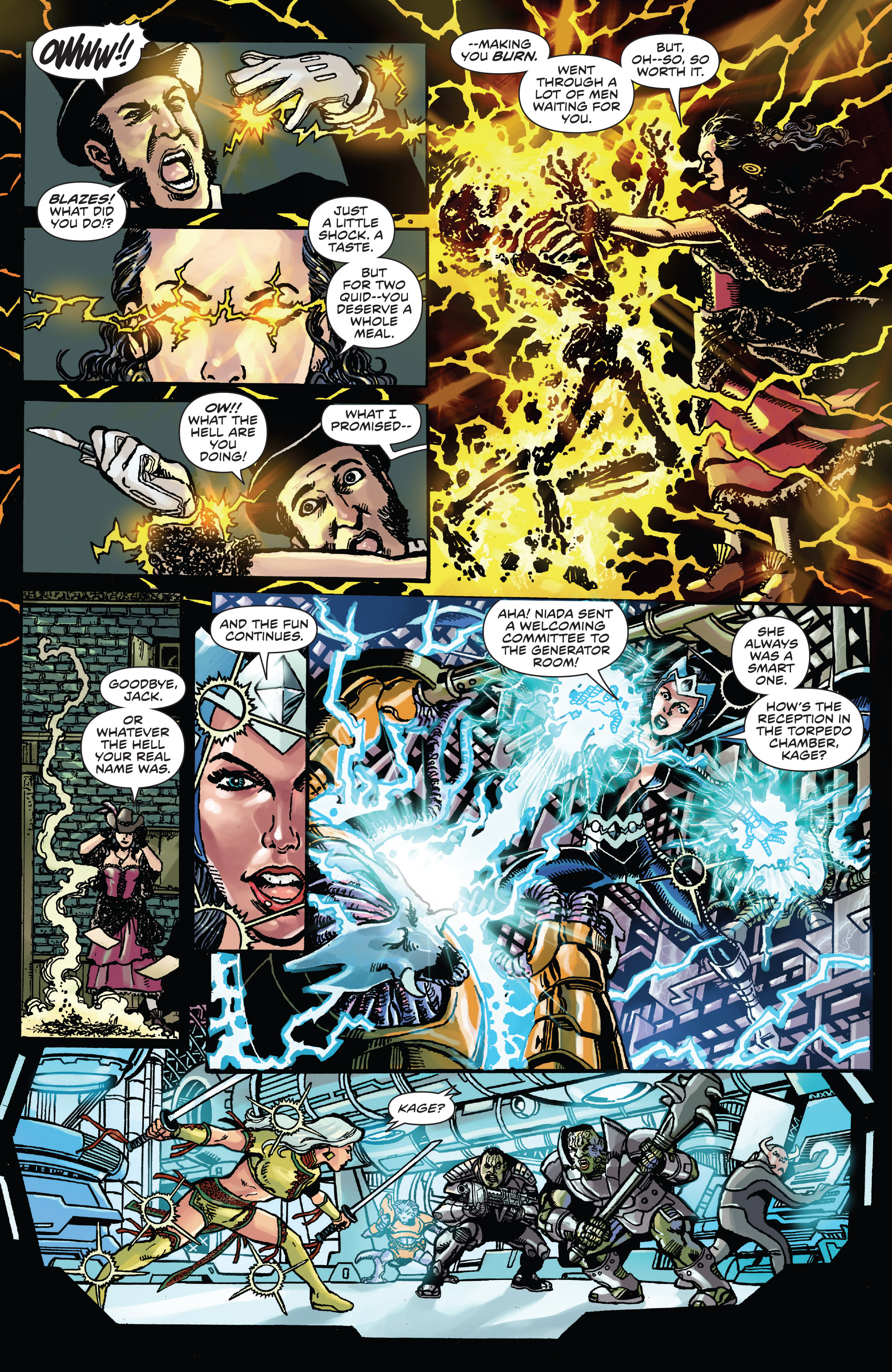 Read online George Pérez's Sirens comic -  Issue #2 - 18