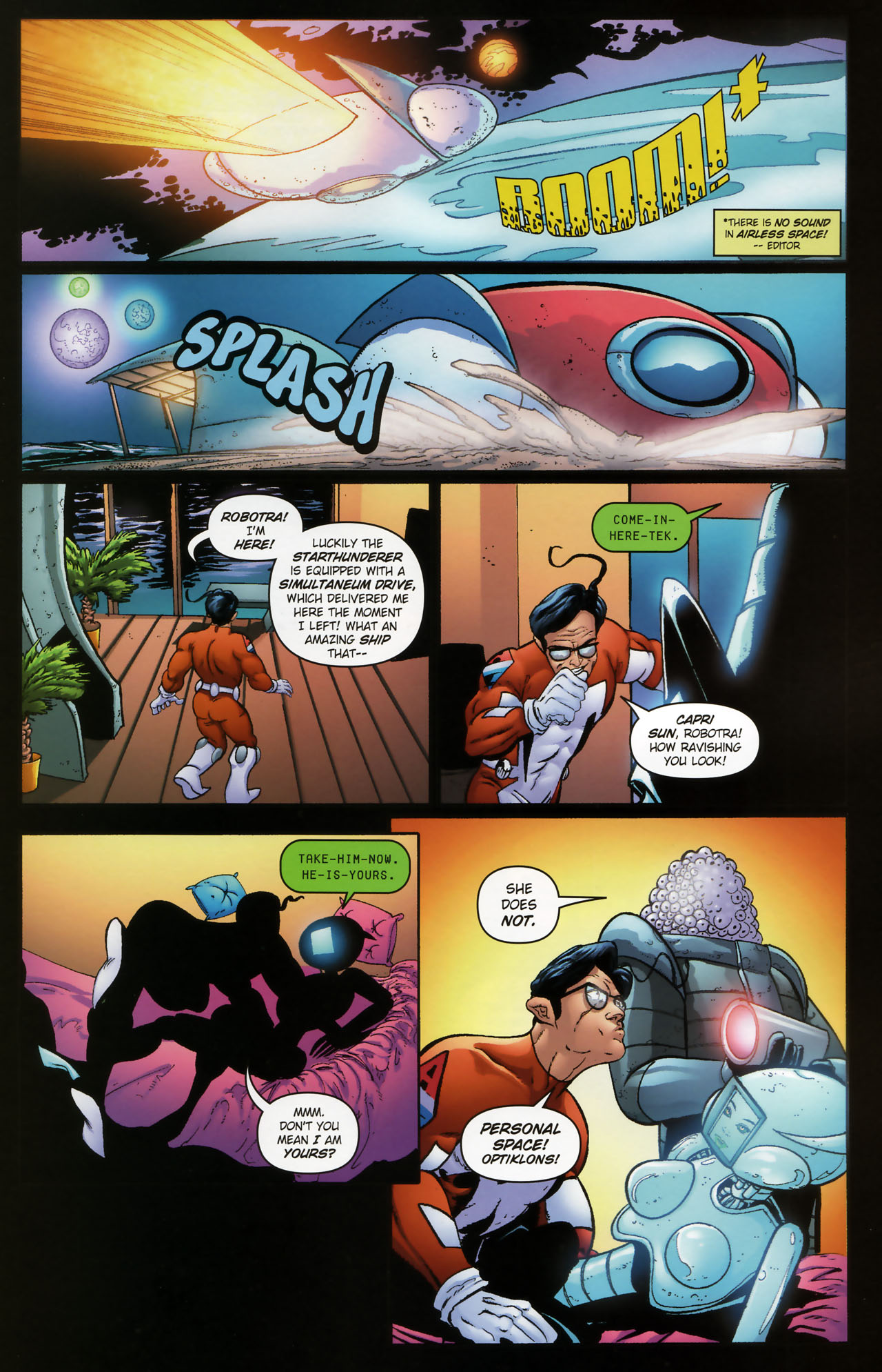 Read online Stephen Colbert's Tek Jansen comic -  Issue #3 - 7