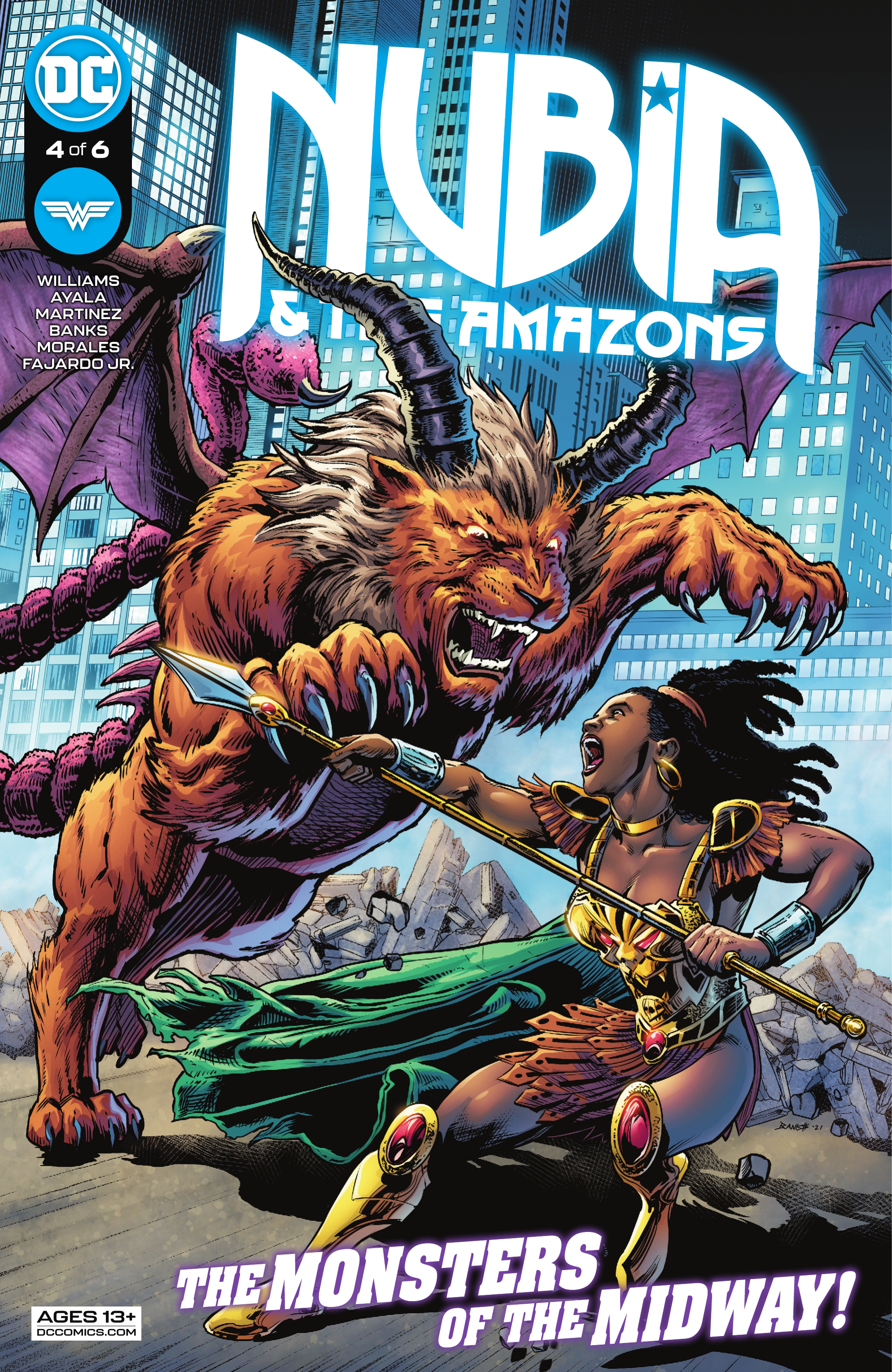 Read online Nubia & the Amazons comic -  Issue #4 - 1