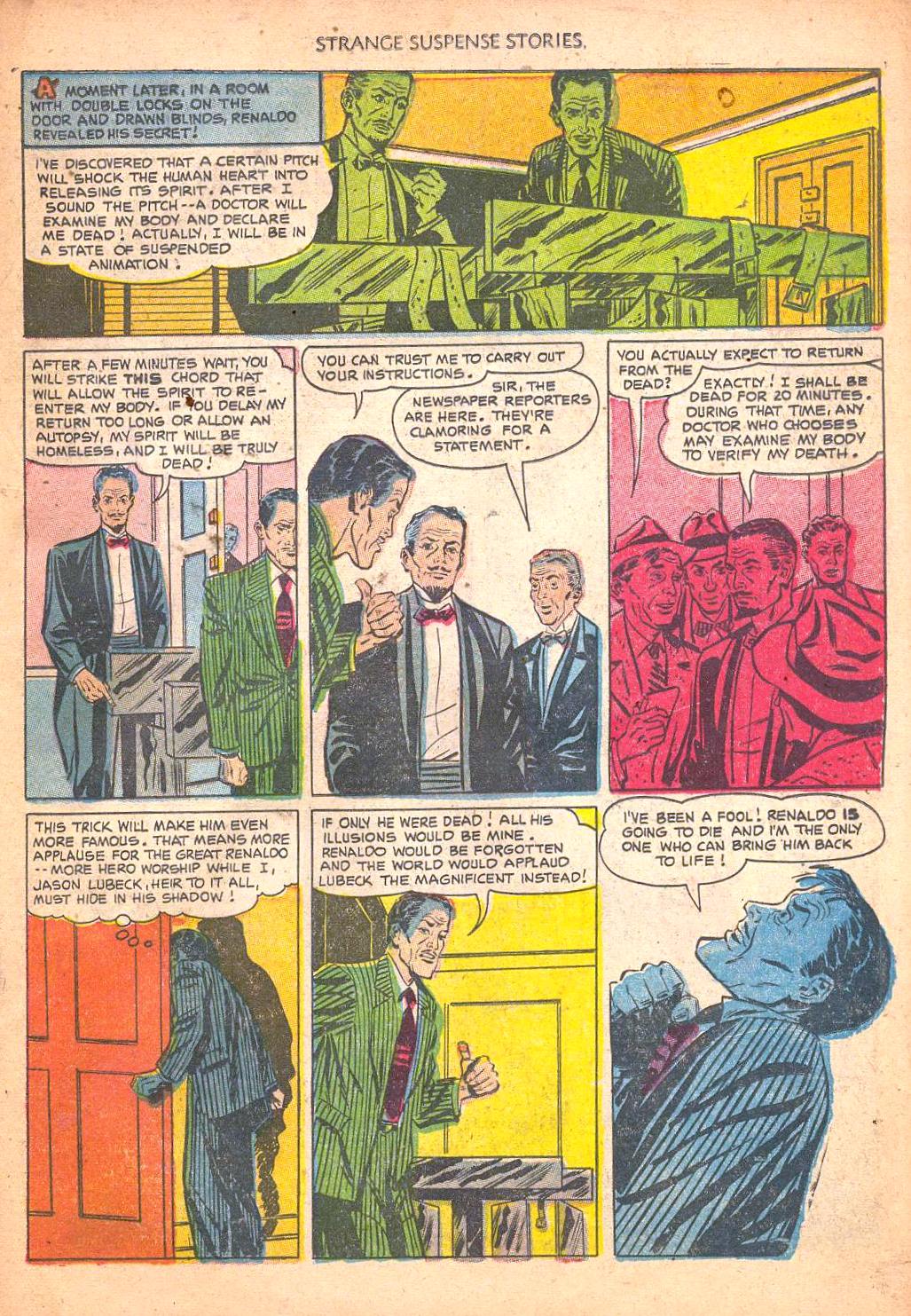 Read online Strange Suspense Stories (1952) comic -  Issue #4 - 19