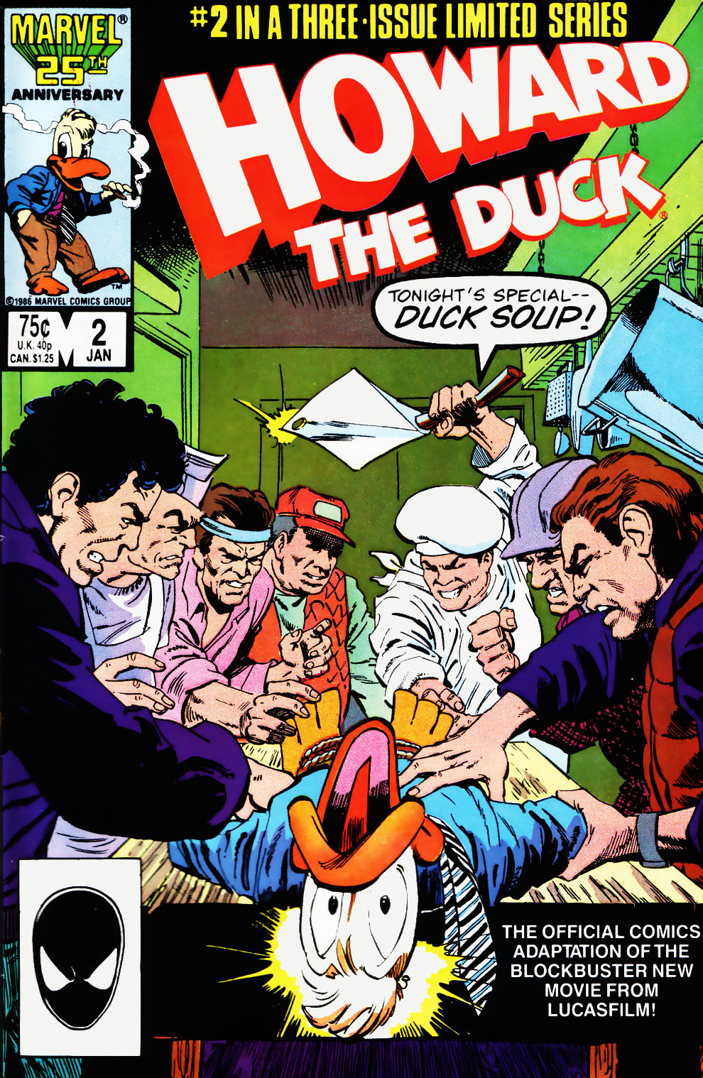 Read online Howard The Duck: The Movie comic -  Issue #2 - 1