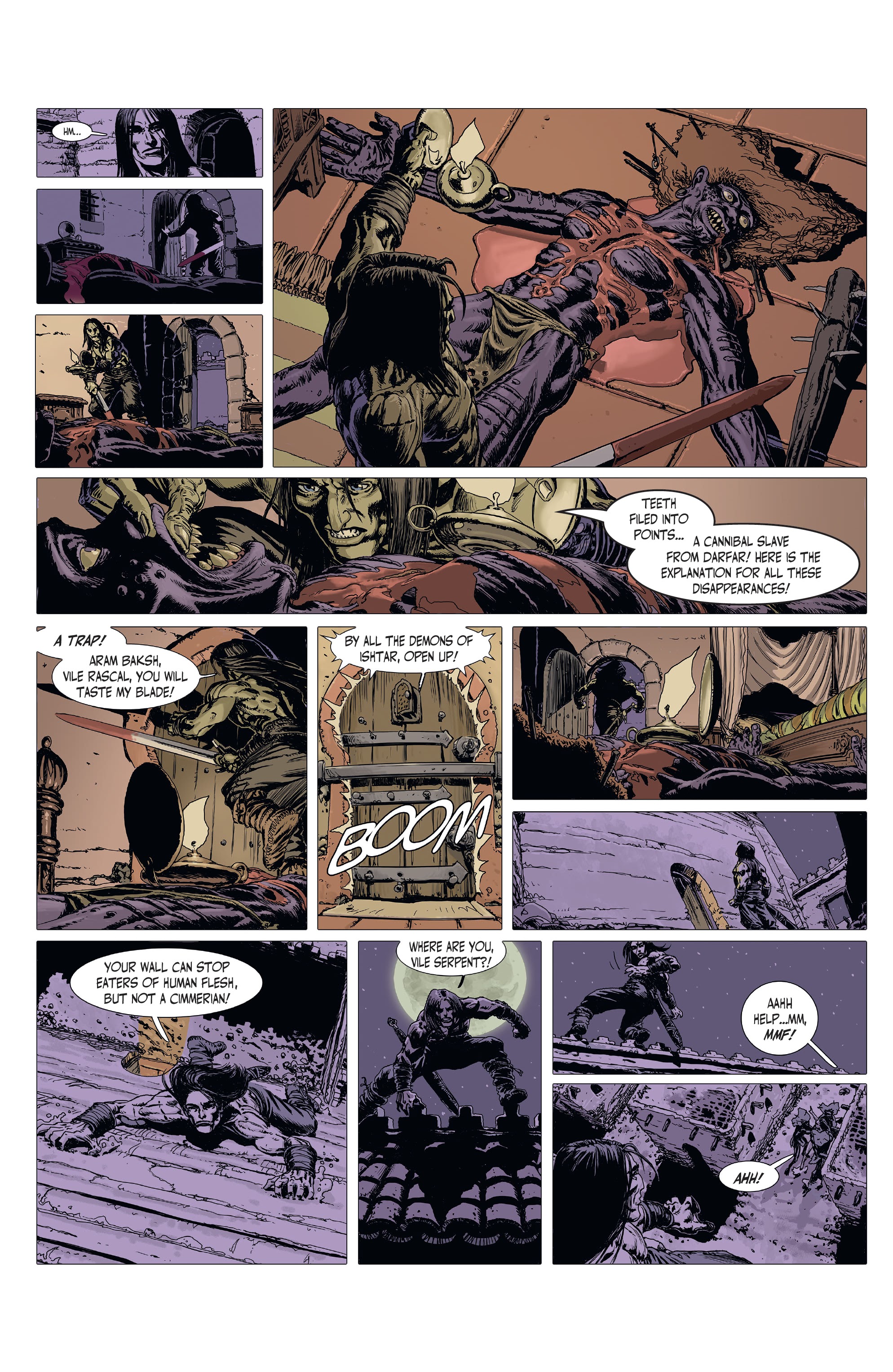 Read online The Cimmerian: The Man-Eaters Of Zamboula comic -  Issue #1 - 14