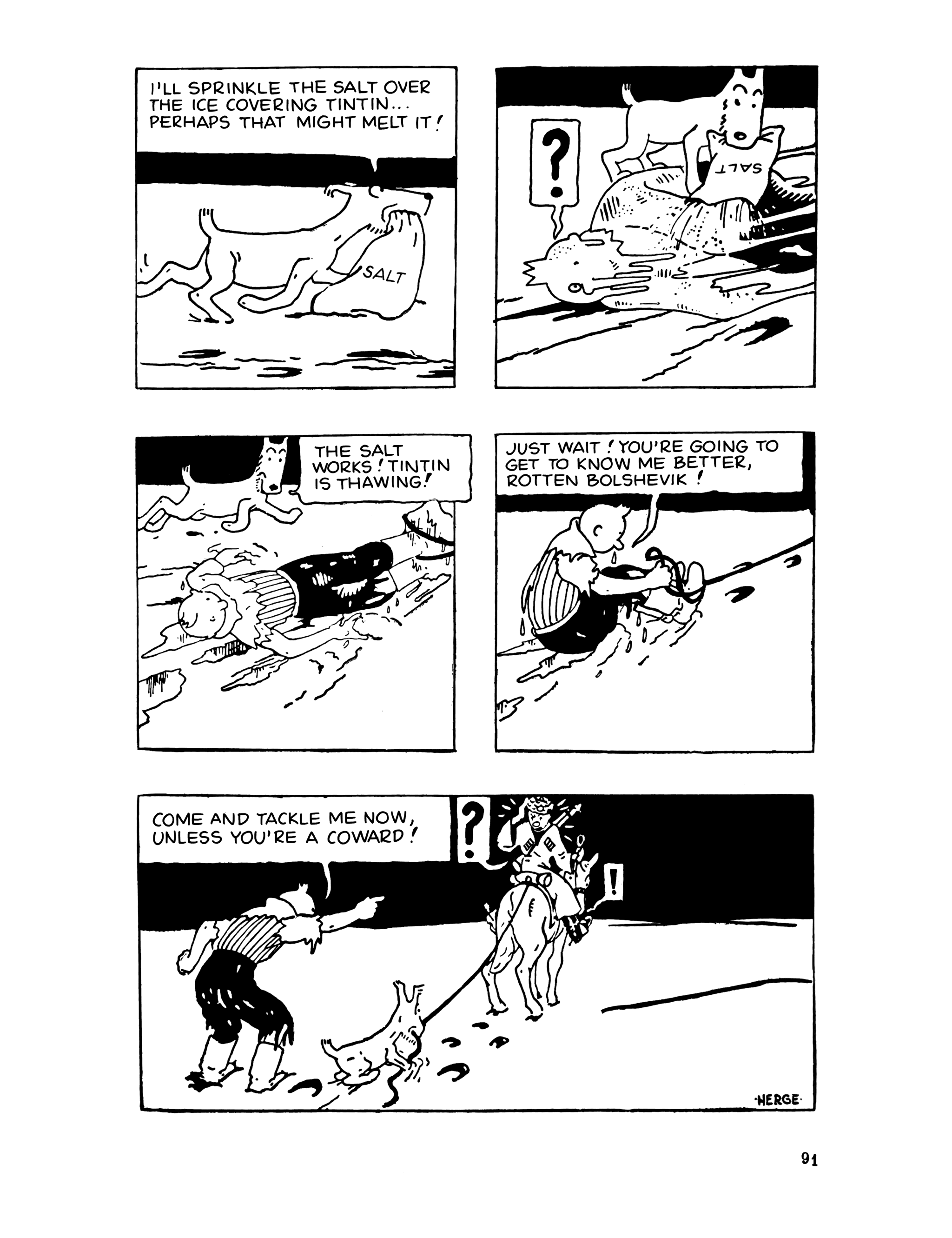 Read online The Adventures of Tintin comic -  Issue #1 - 95