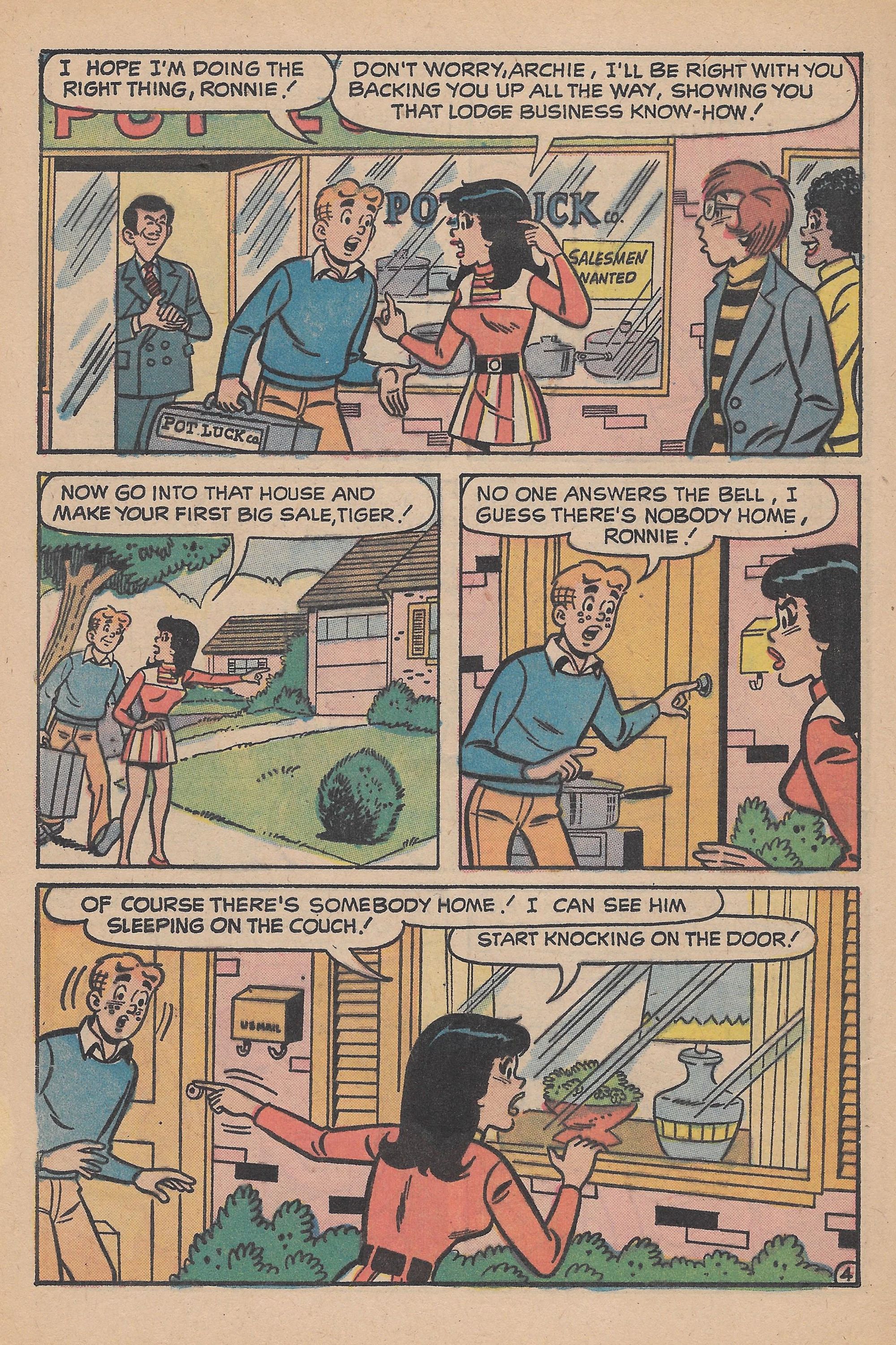 Read online Archie's TV Laugh-Out comic -  Issue #19 - 16