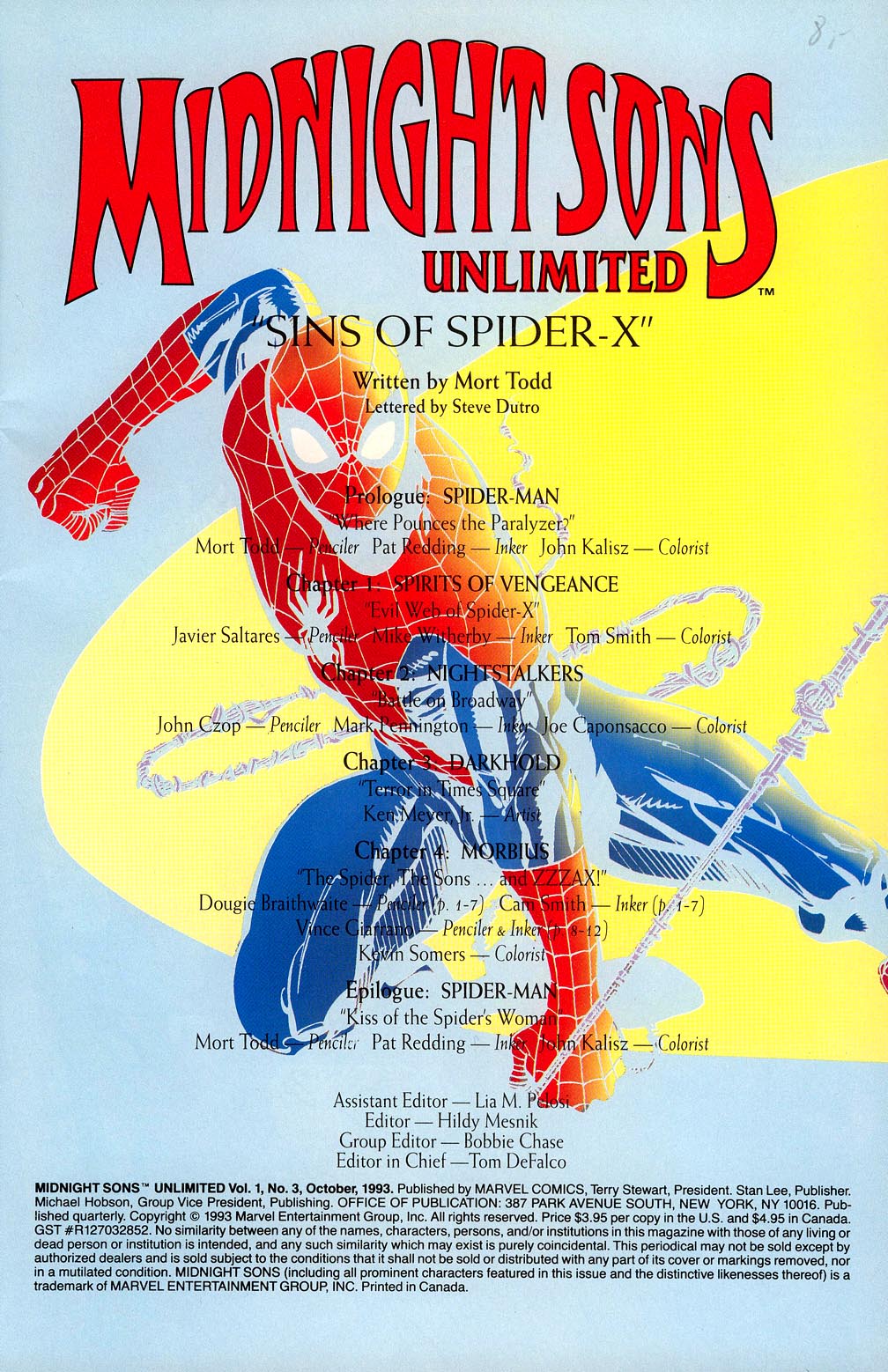 Read online Midnight Sons Unlimited comic -  Issue #3 - 2