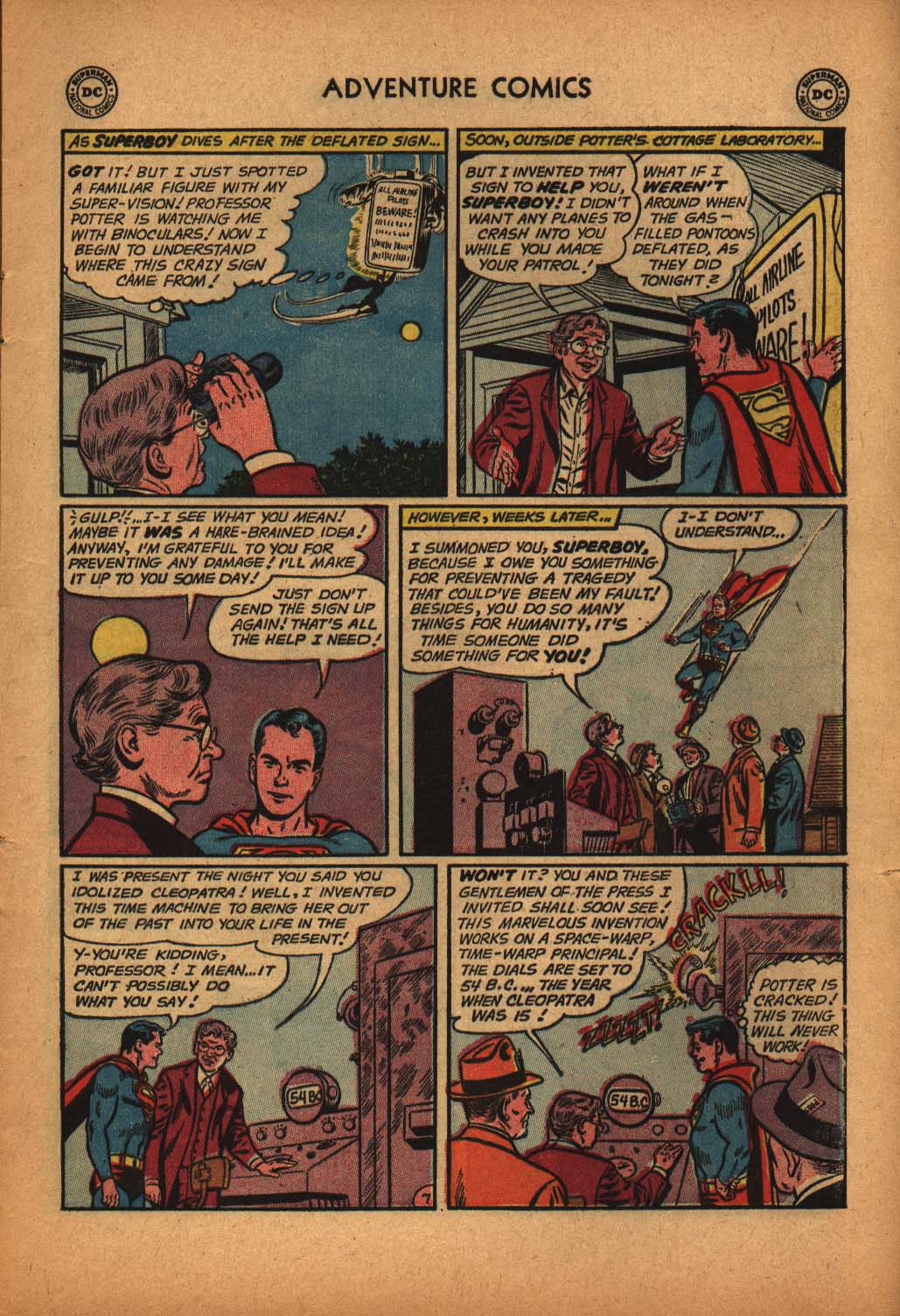 Read online Adventure Comics (1938) comic -  Issue #291 - 9
