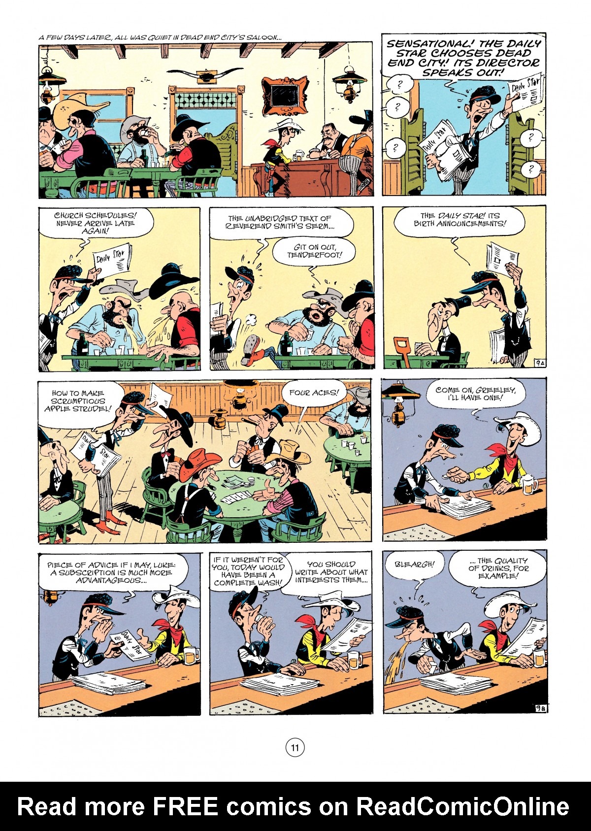 Read online A Lucky Luke Adventure comic -  Issue #41 - 11